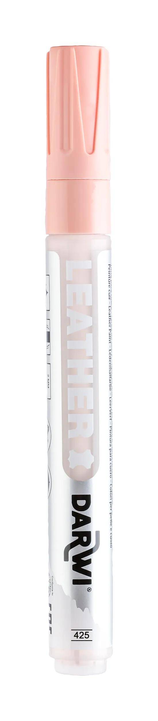 Darwi 6x DARWI Ledermarker, Spitze 2mm, Inhalt 6ml, Nude - Nude DA0420013425C