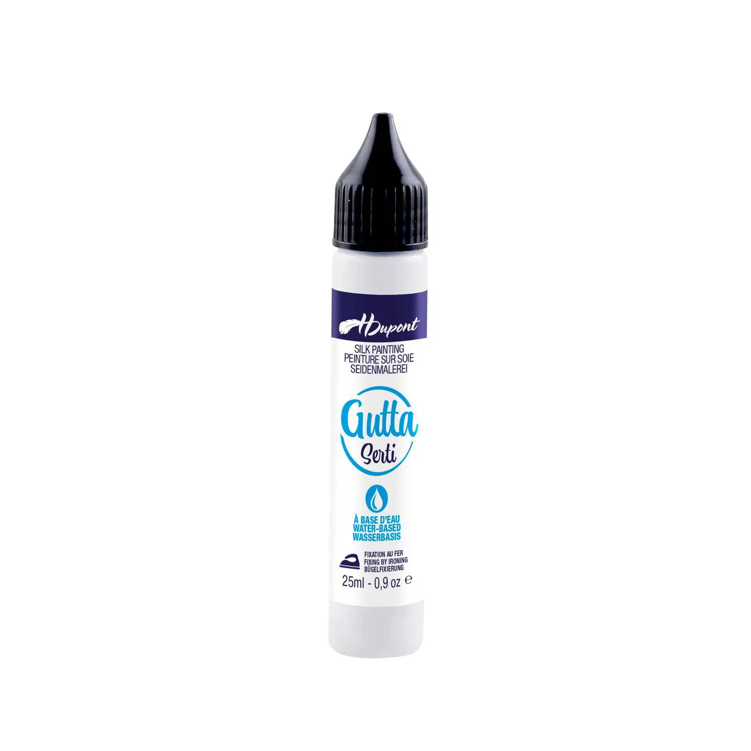 H Dupont 6x Gutta/Serti auf Wasserbasis, 25ml, farblos - Farblos DU0630025005C