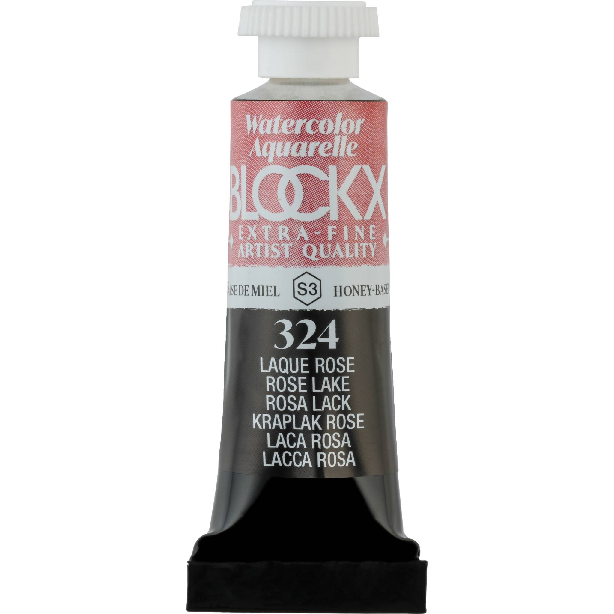 Blockx 3x Aquarellfarbe, Rosalack - Tube 5ml - Lackrosa 43324BXC