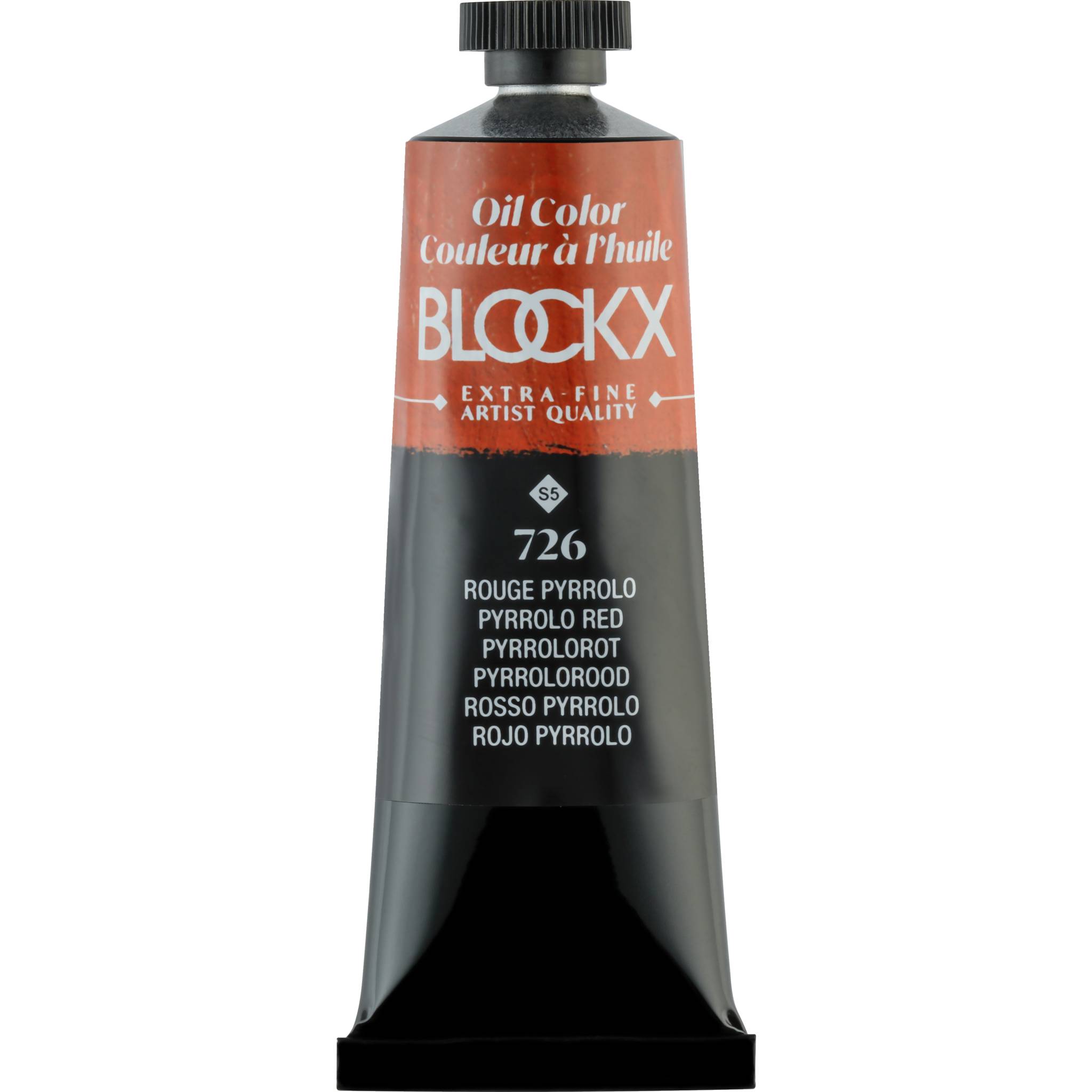 Blockx 3x Ölfarbe, Pyrrolorot - Tube 35ml - Pyrrolorot 213726BXC