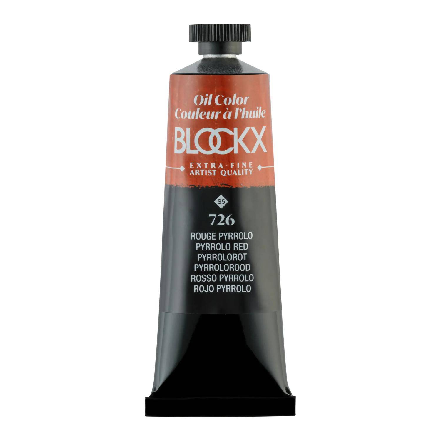 Blockx 3x Ölfarbe, Pyrrolorot - Tube 35ml - Pyrrolorot 213726BXC