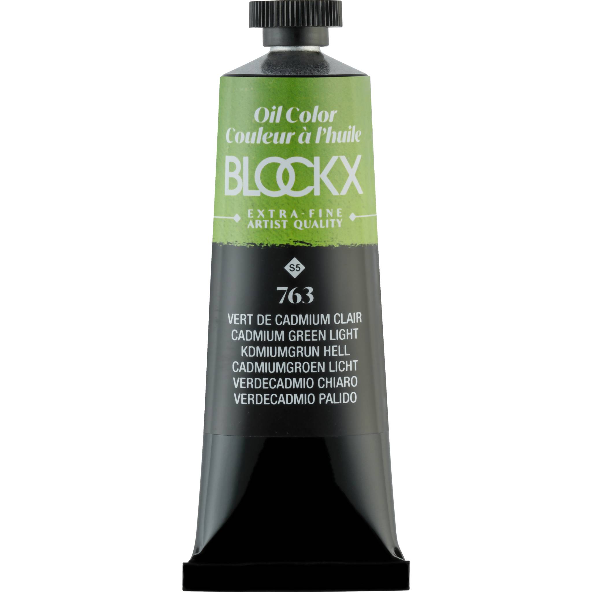 Blockx 3x Ölfarbe, Kadmiumgrün hell - Tube 35ml - Kadmiumgrün hell 213763BXC