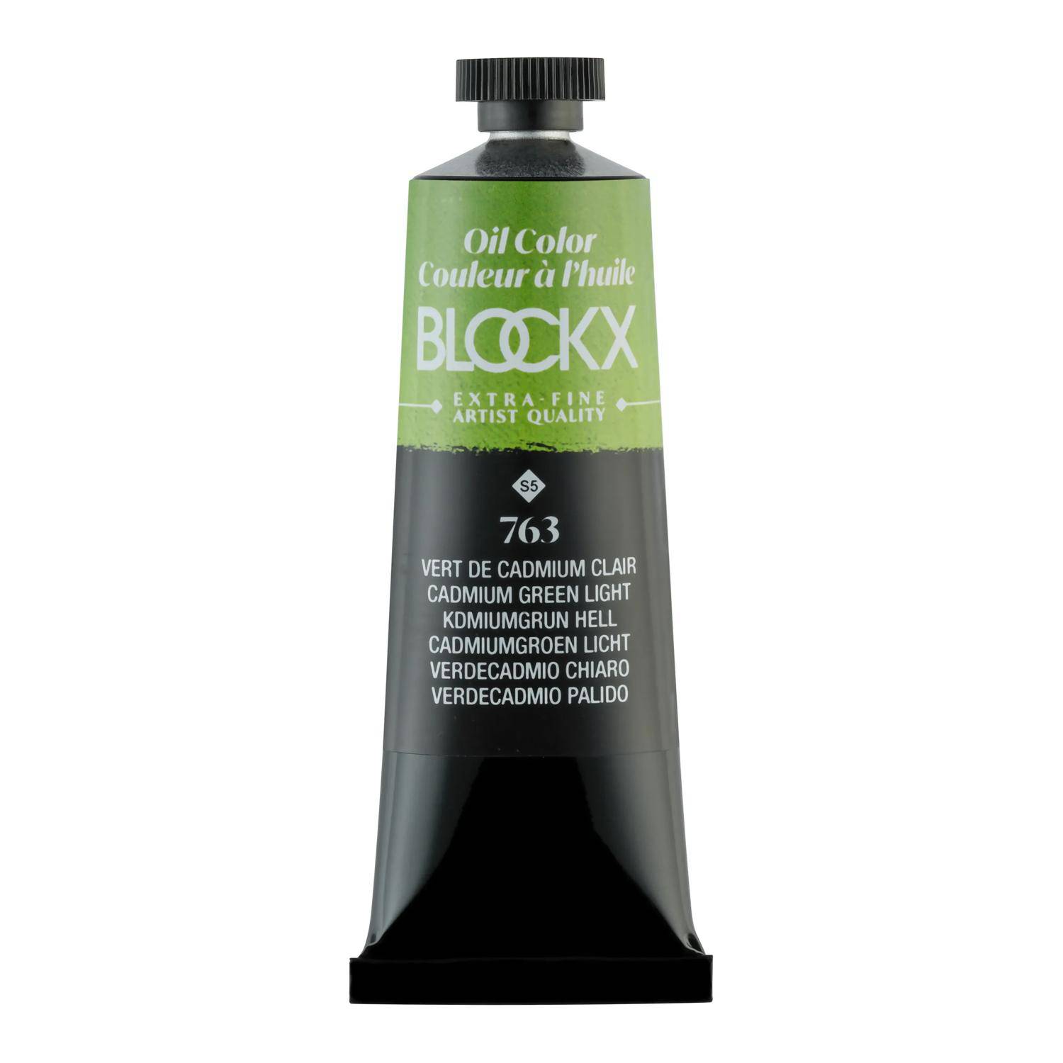 Blockx 3x Ölfarbe, Kadmiumgrün hell - Tube 35ml - Kadmiumgrün hell 213763BXC