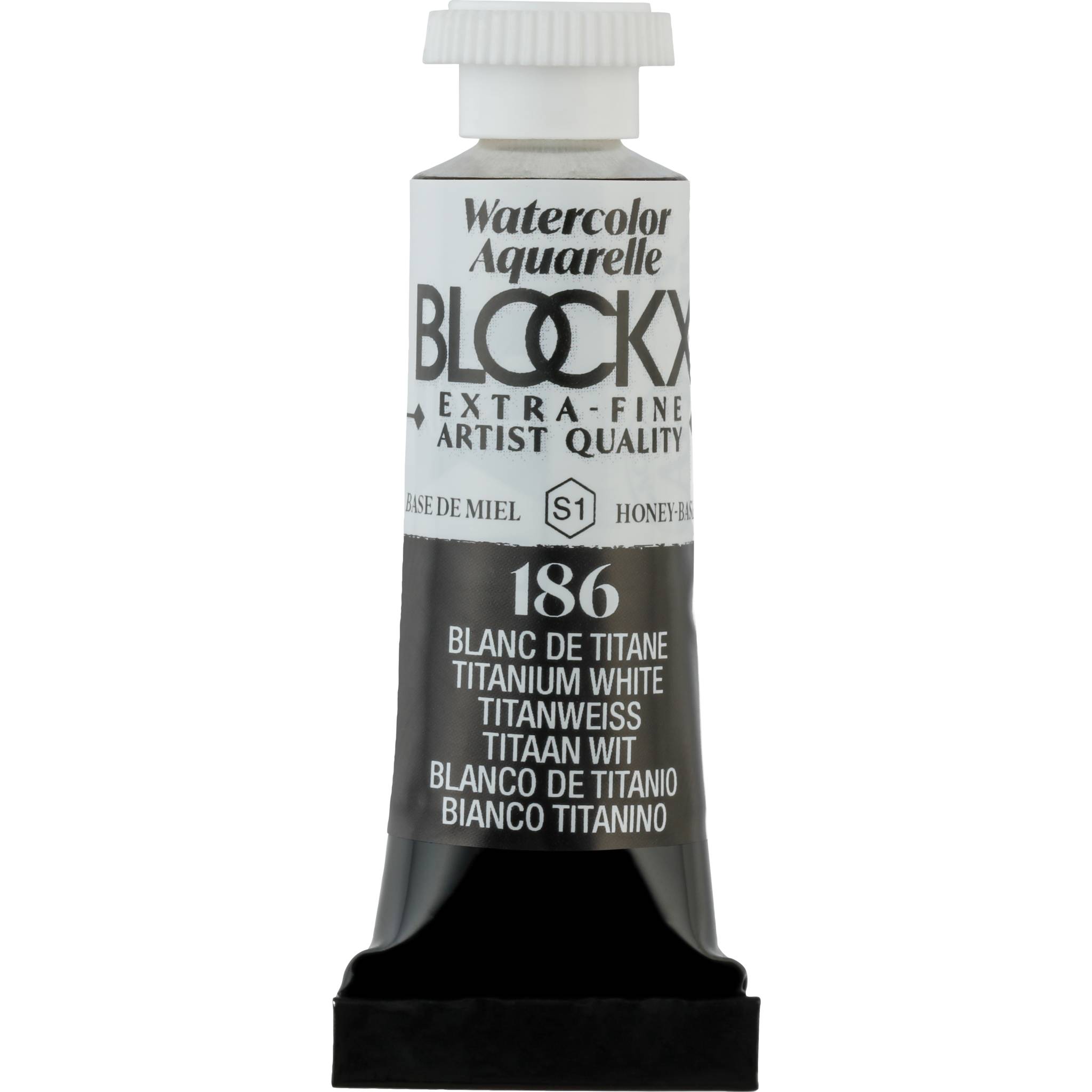 Blockx 3x Aquarellfarbe, Titanweiß - Tube 5ml - Titanweiß 43186BXC