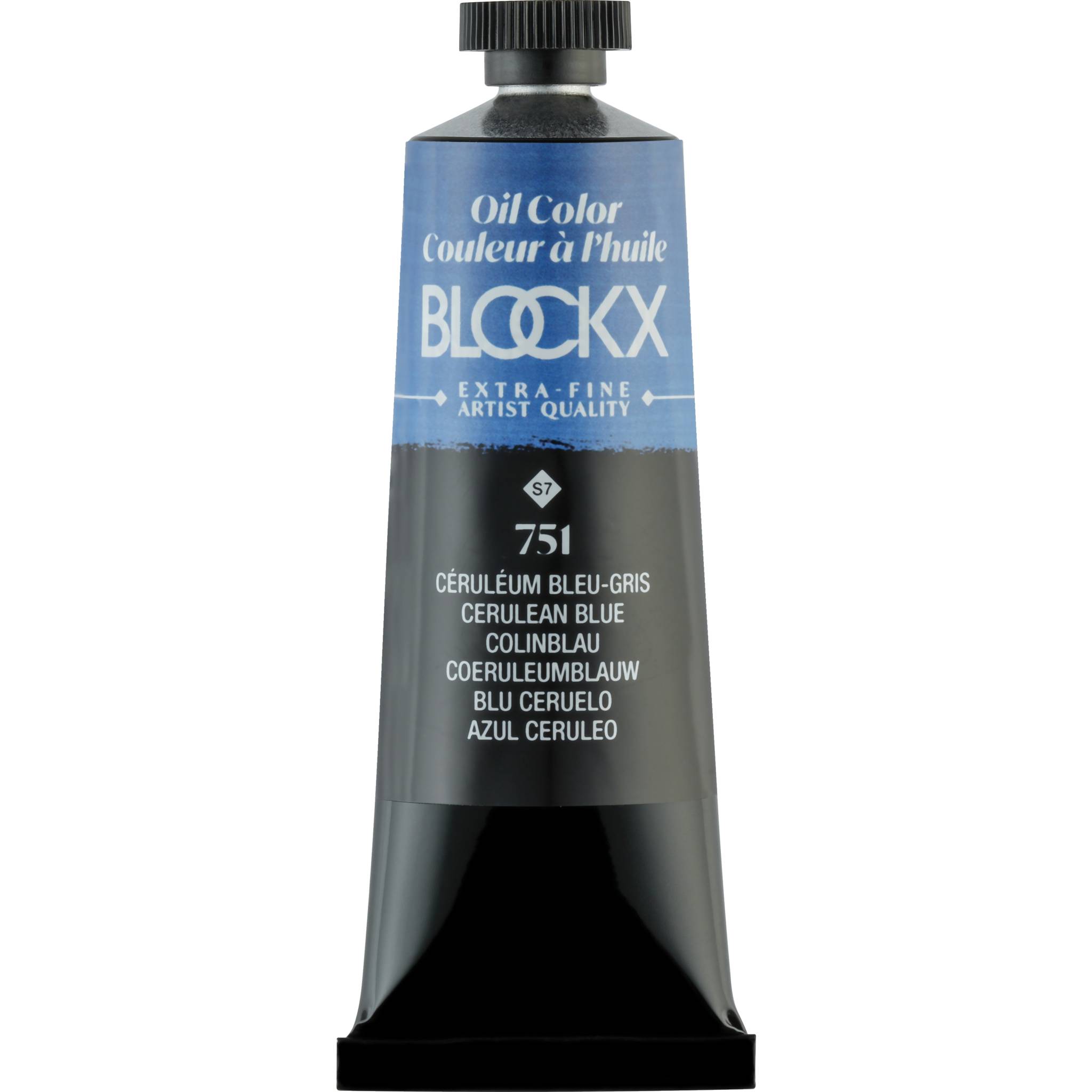 Blockx 3x Ölfarbe, Colinblaugrau -Tube 35ml - Colinblau 213751BXC