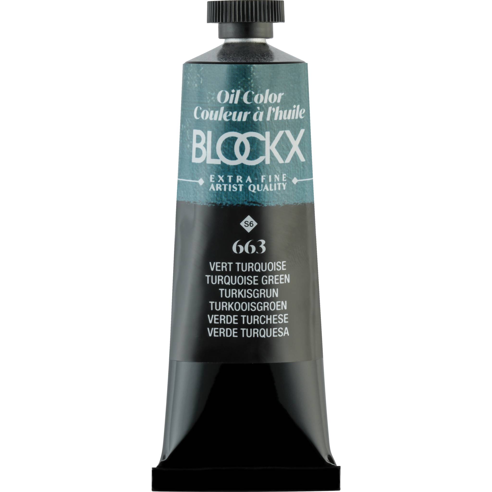 Blockx 3x Ölfarbe, Türkisgrün - Tube 35ml - Türkisgrün 213663BXC