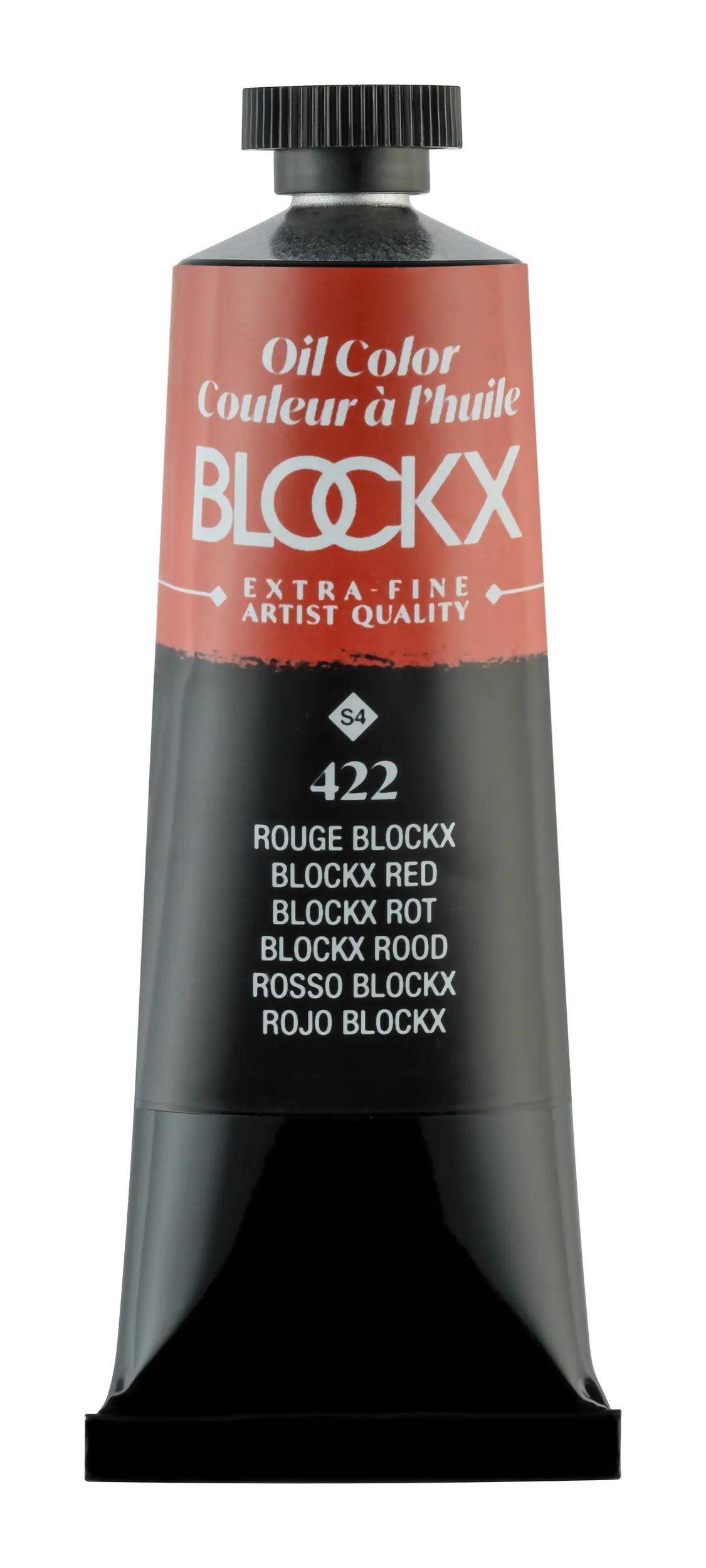 Blockx 3x Ölfarbe, Rot Blockx -Tube 35ml - Rot Blockx 213422BXC