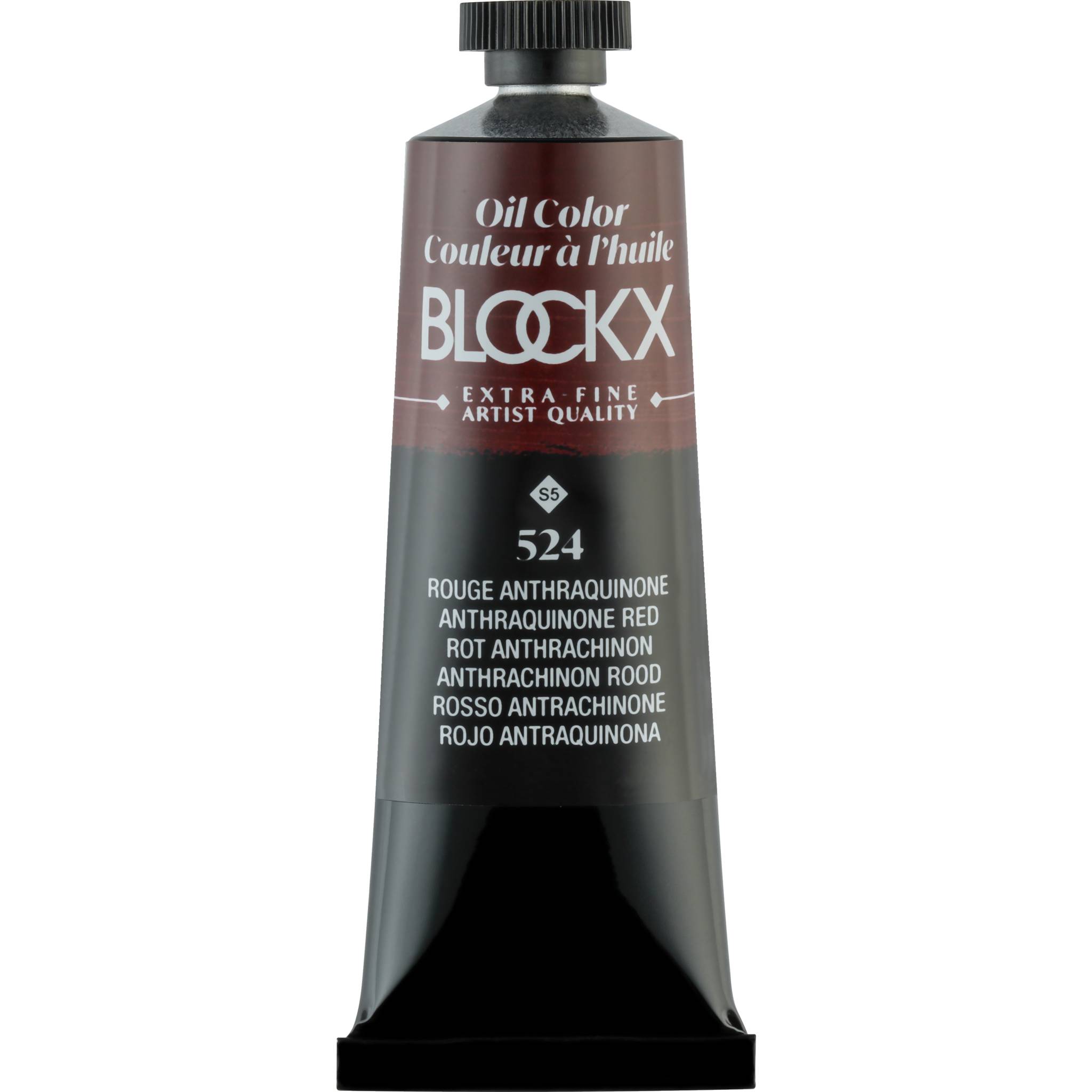 Blockx 3x Ölfarbe, Anthrachinonrot -Tube 35ml - Rot Anthrachinon 213524BXC
