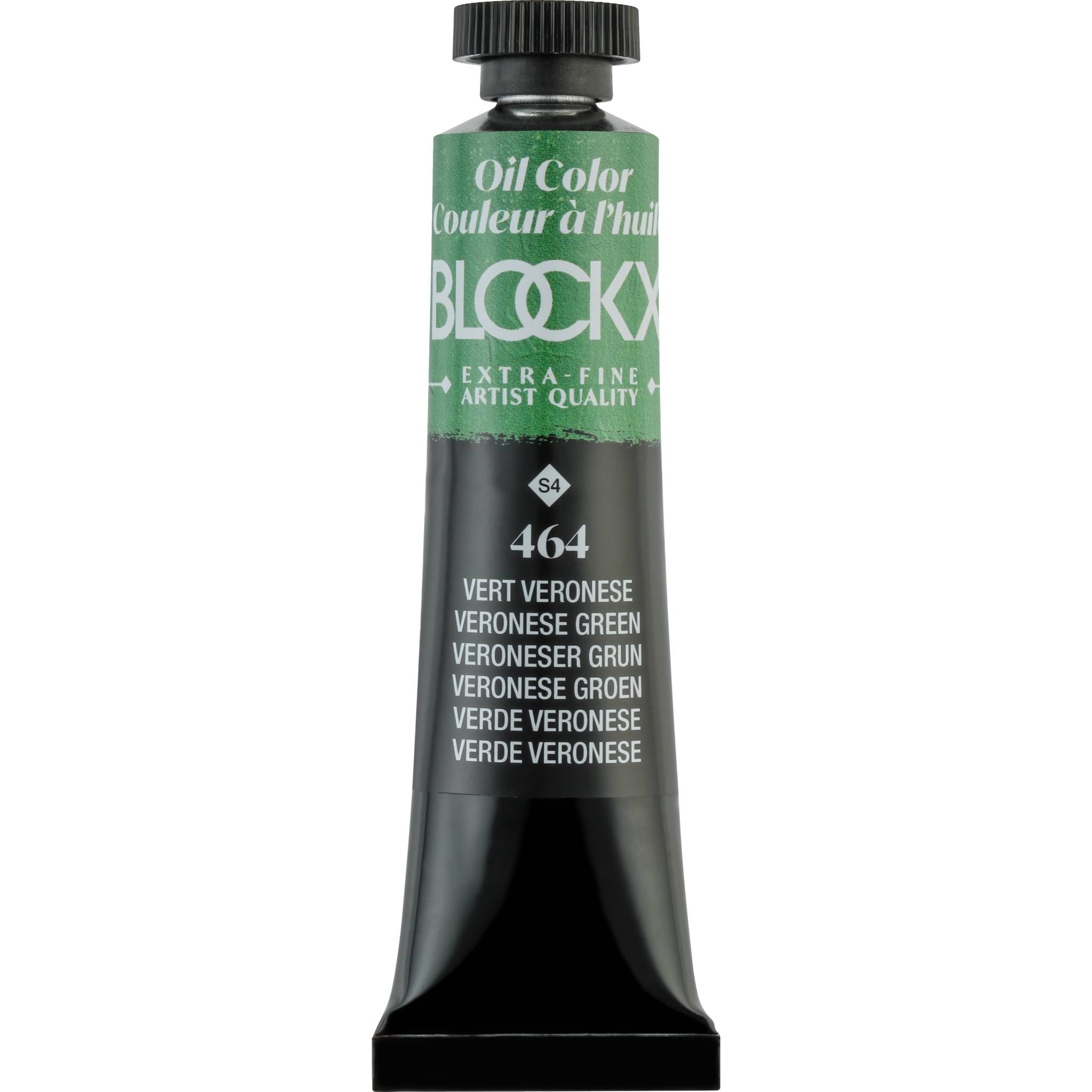 Blockx 3x Ölfarbe, Veroneser Grün, Tube 20ml - Veronese-Grün 212464BXC