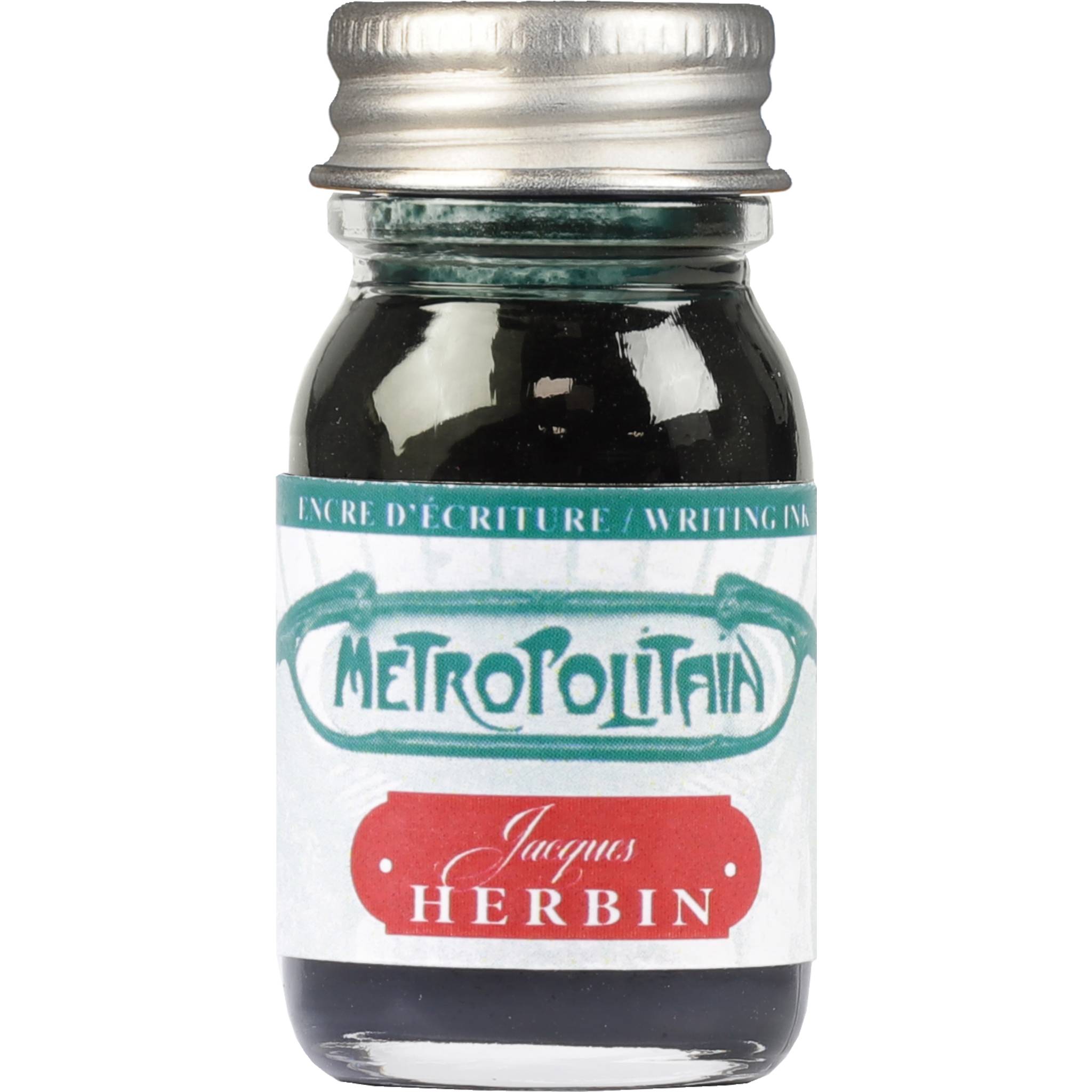Jacques Herbin 6x Schreibtinte 10ml grün- 11835T