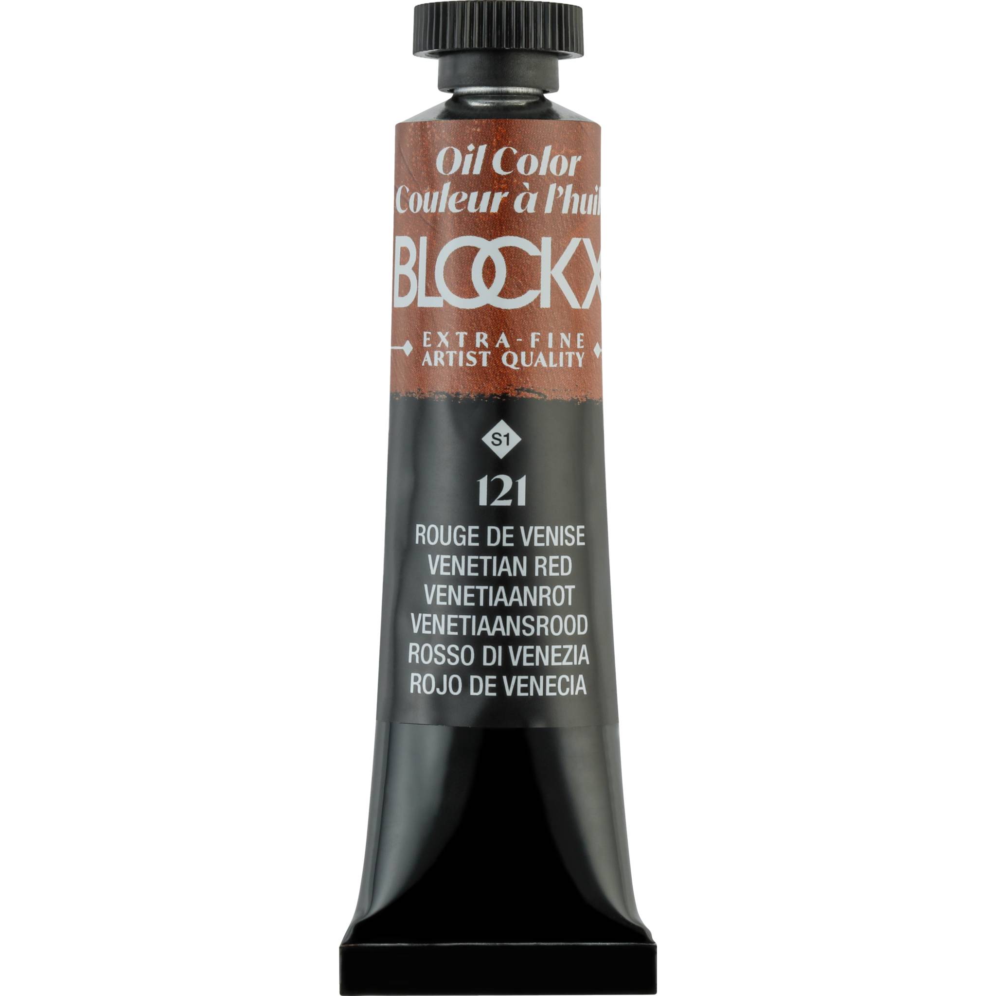 Blockx 3x Ölfarbe, Venetienrot, Tube 20ml - Venezienrot 212121BXC