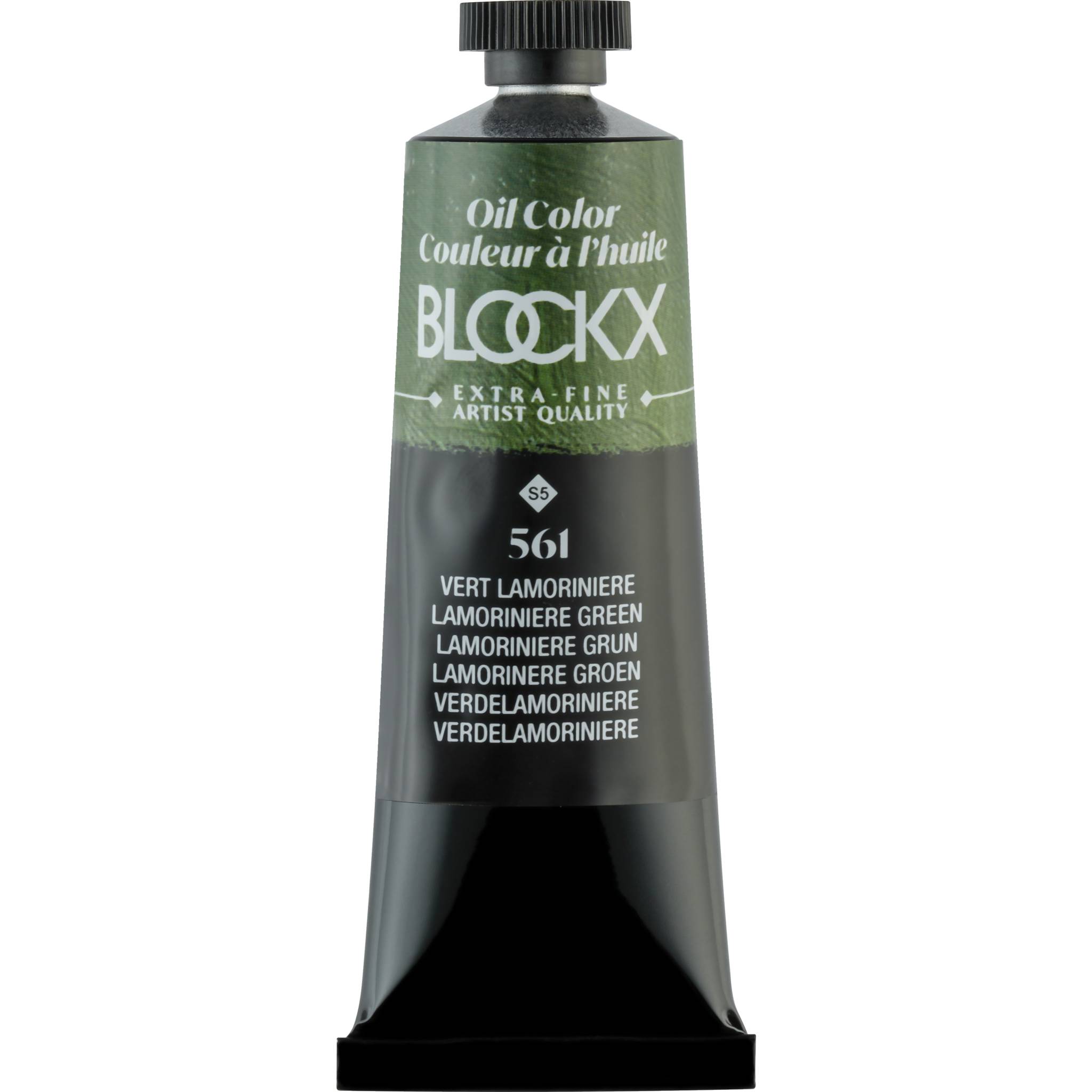 Blockx 3x Ölfarbe, Grün Lamorinière - Tube 35ml - Lamoriniere Grün 213561BXC