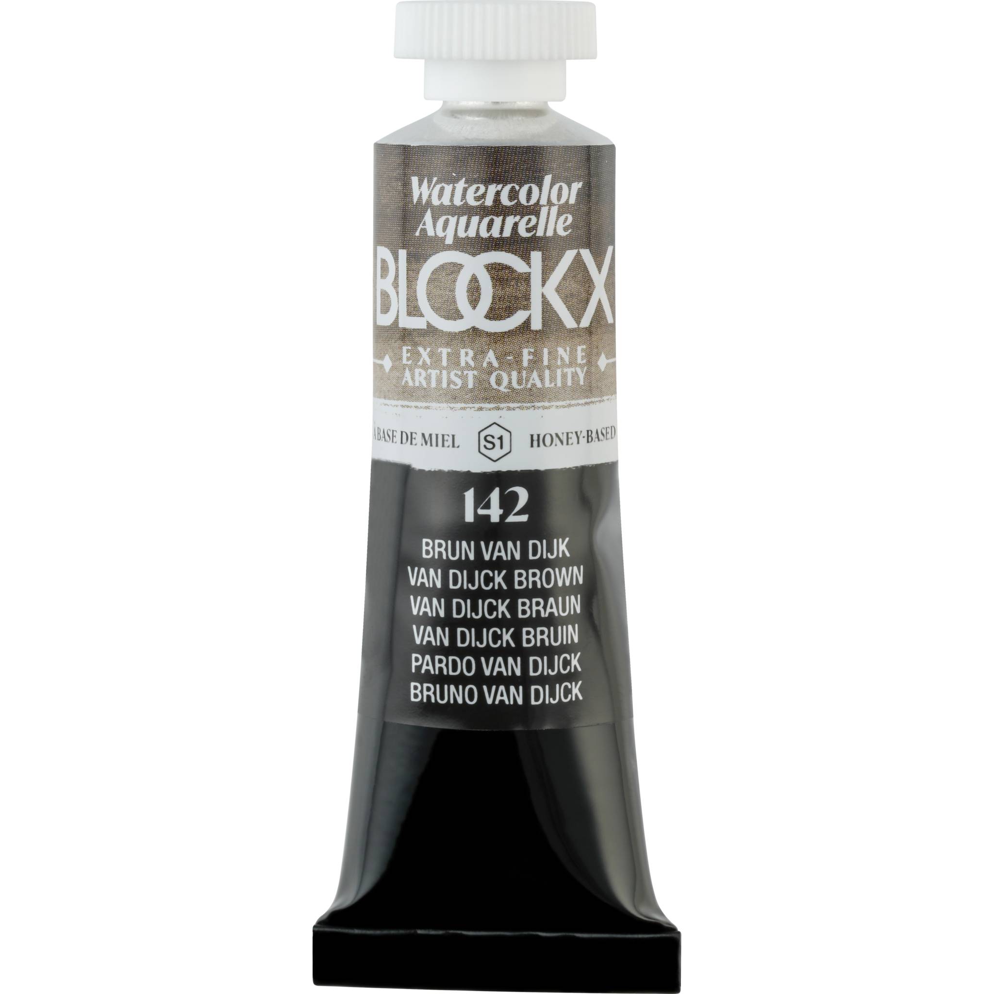 Blockx 3x Aquarellfarbe, Van Dijk braun - Tube 15ml - Van Dijk Braun 44142BXC
