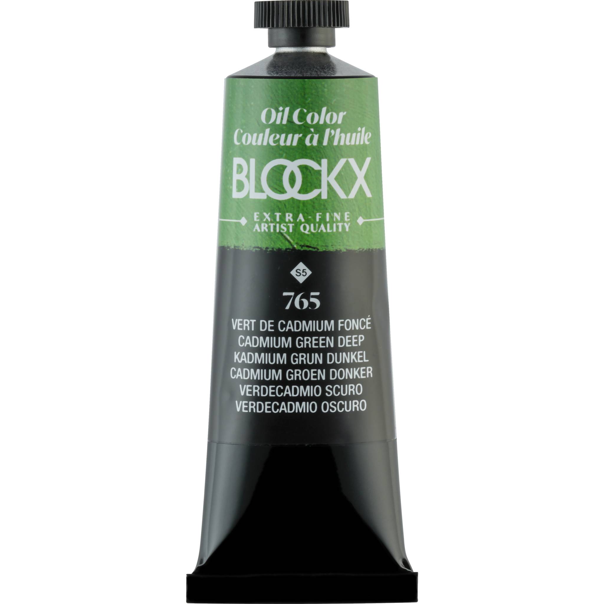 Blockx 3x Ölfarbe, Kadmiumgrün dunkel - Tube 35ml - Kadmium Dunkelgrün 213765BXC