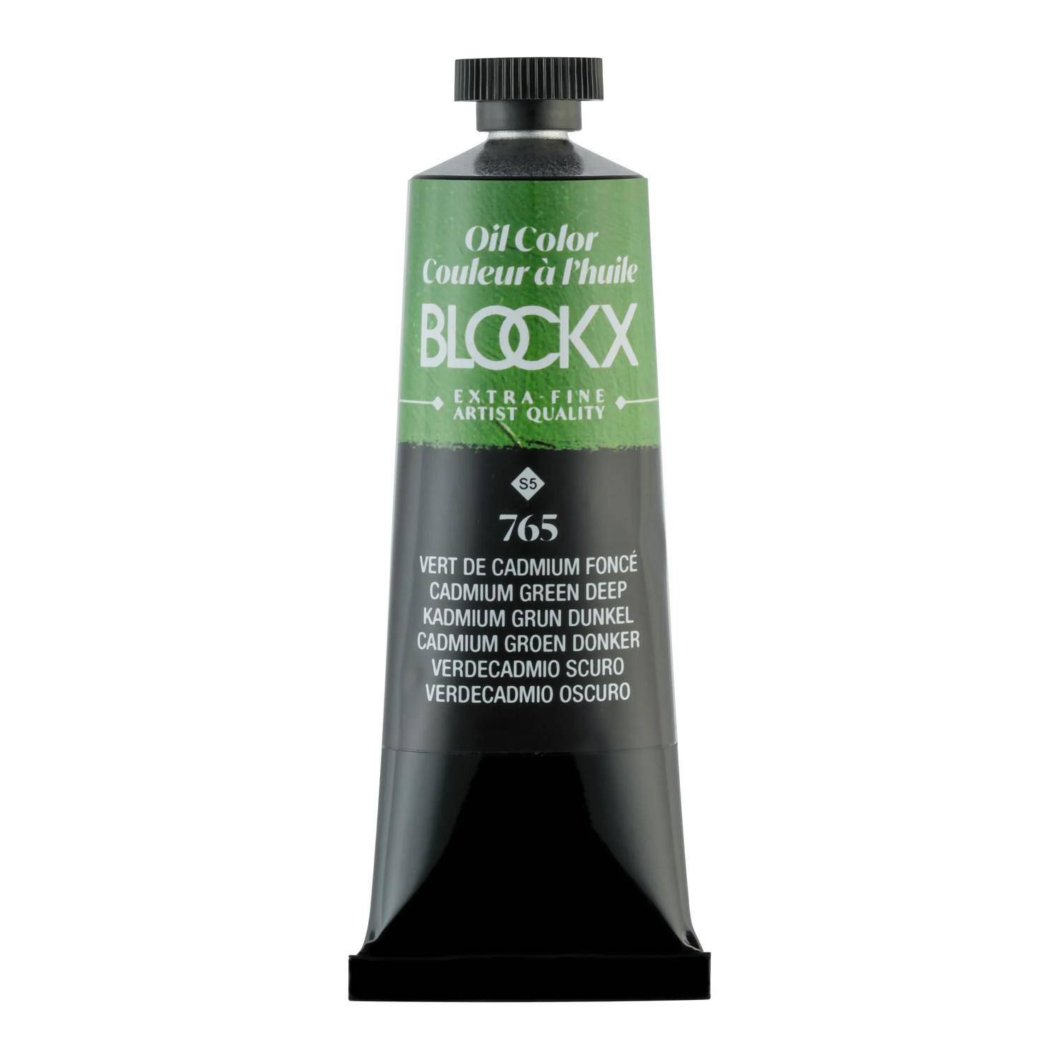 Blockx 3x Ölfarbe, Kadmiumgrün dunkel - Tube 35ml - Kadmium Dunkelgrün 213765BXC