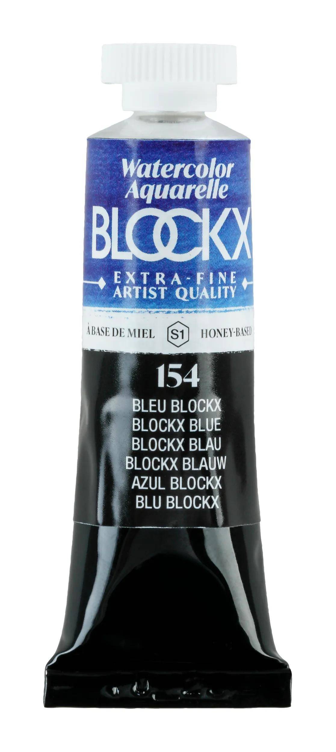 Blockx 3x Aquarellfarbe, Blockx Blau - Tube 15ml - Blockx Blau 44154BXC