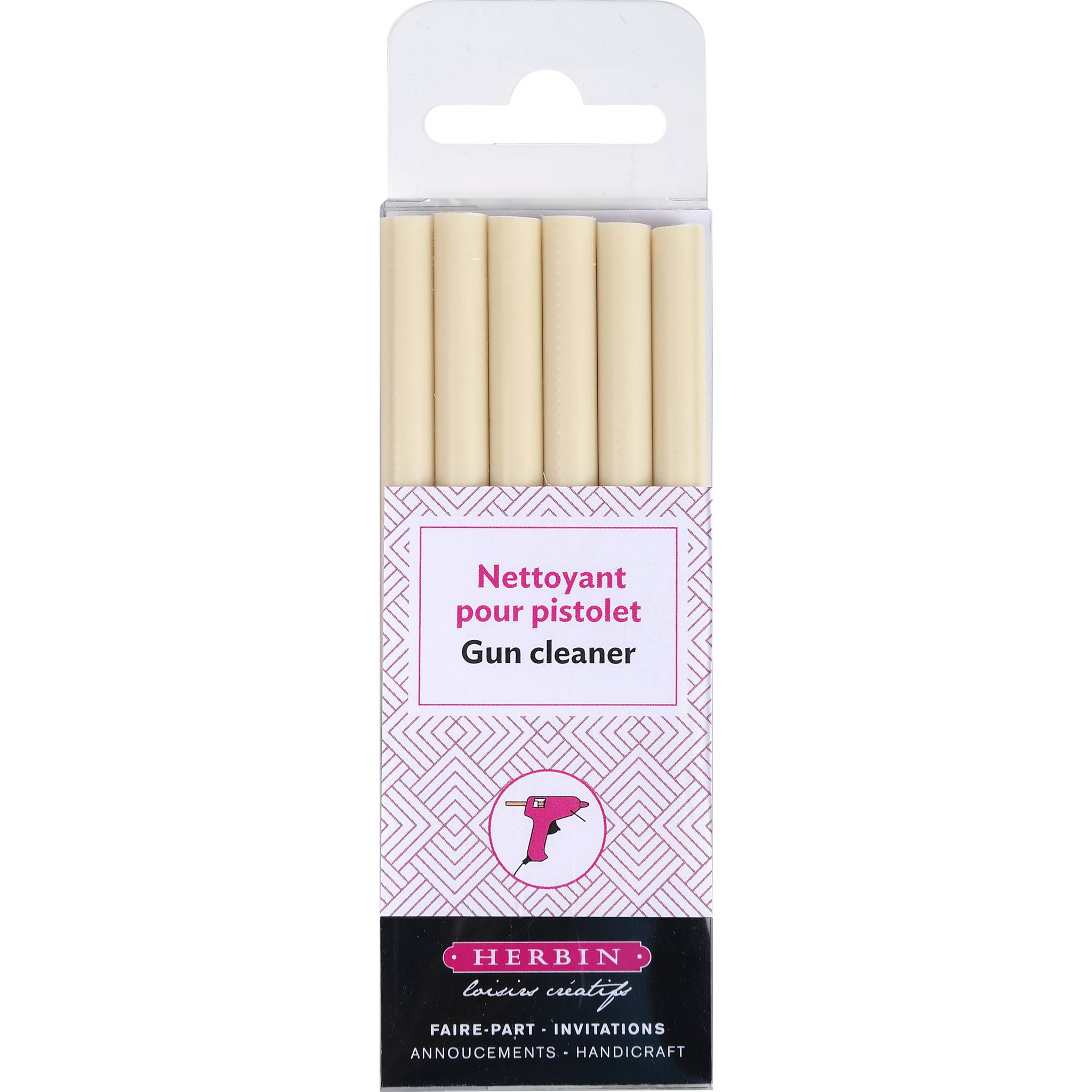 Jacques Herbin 5x Packung mit 6 Stangen speziellem Reinigungswachs 35800T