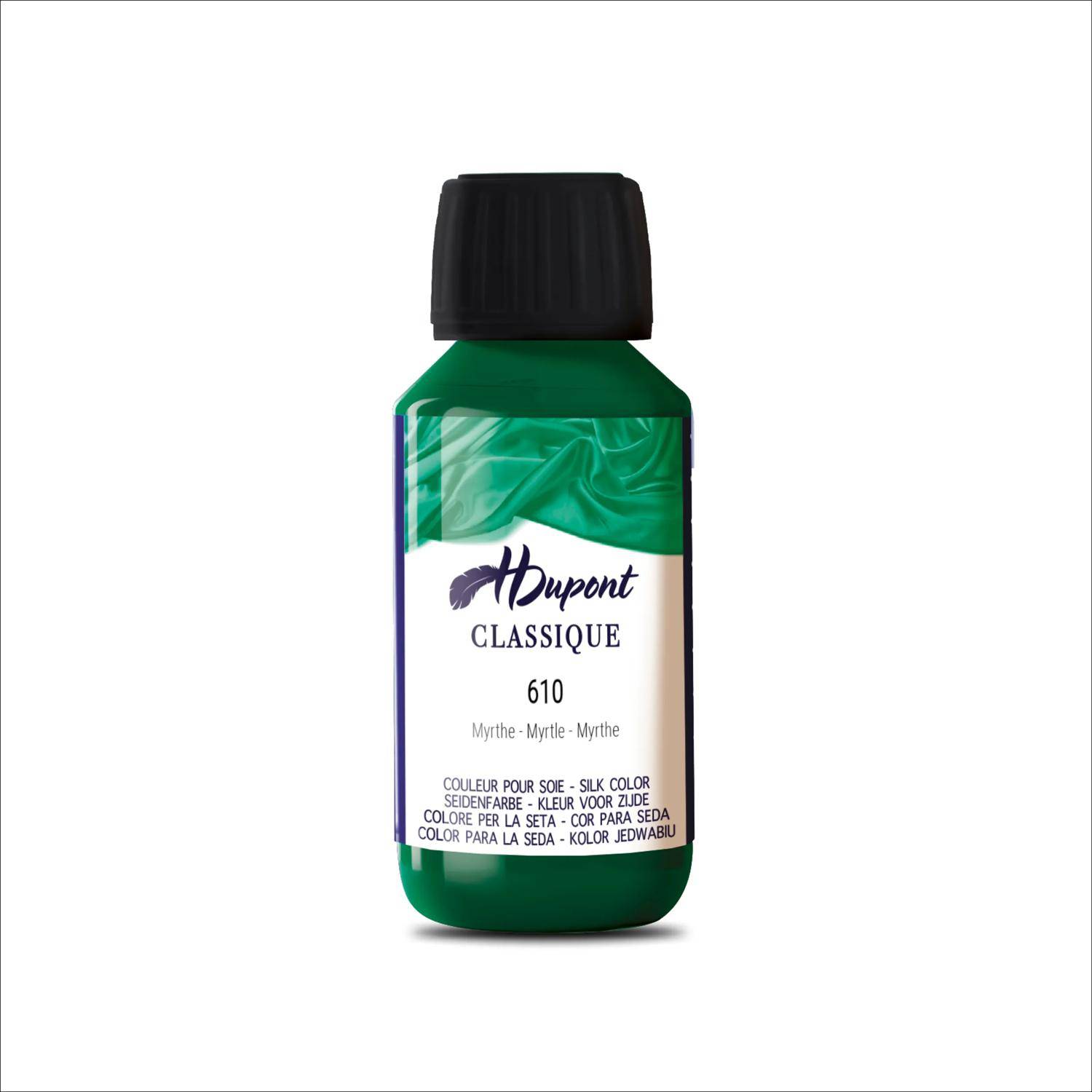 H Dupont 3x H Dupont classique 125ml, Seidenmalfarbe, Myrte Myrthe DU0600125610C