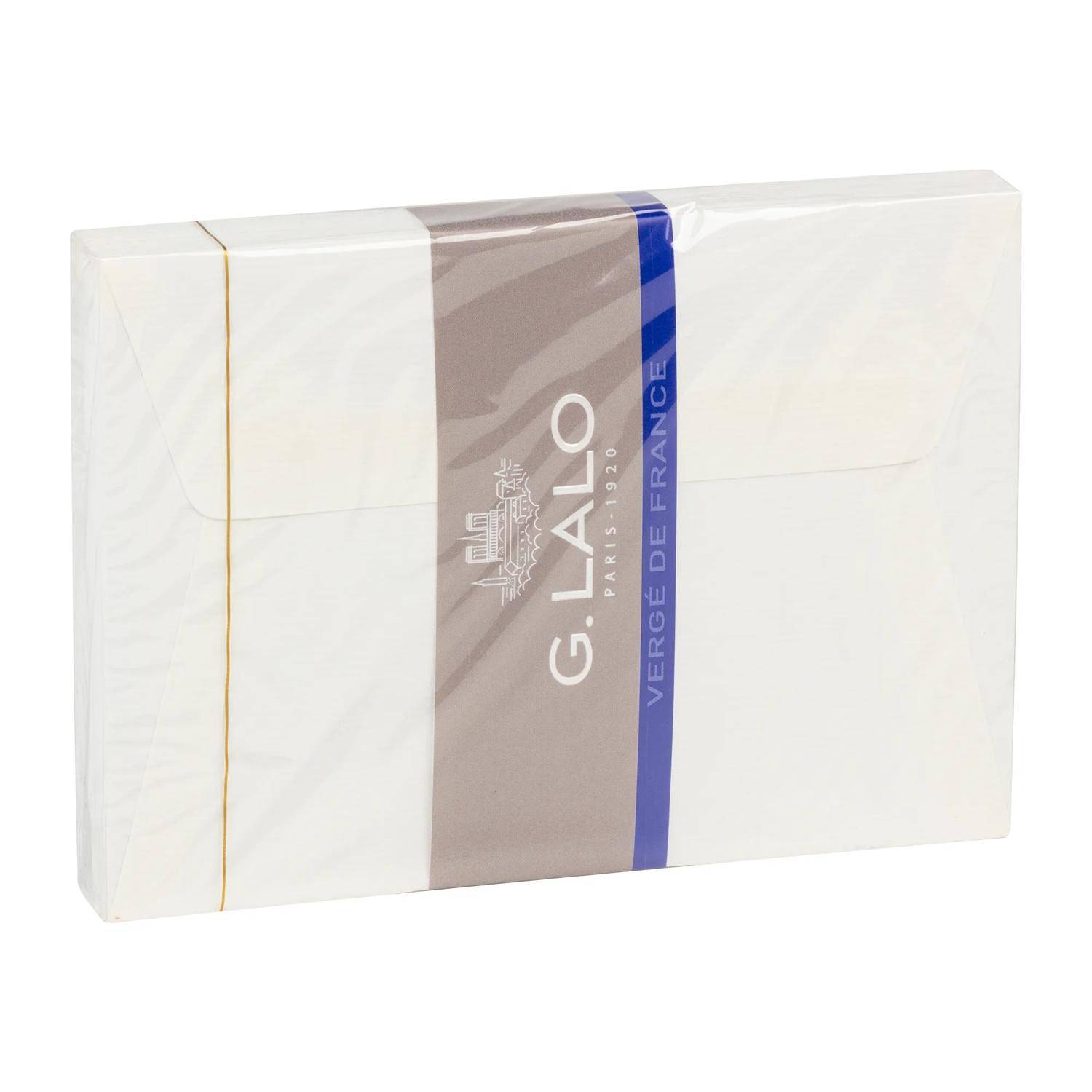 G.Lalo 10x Lalo, Packung 25 Umschlägen selbstklebend, 107x152mm - Weiß 52100L