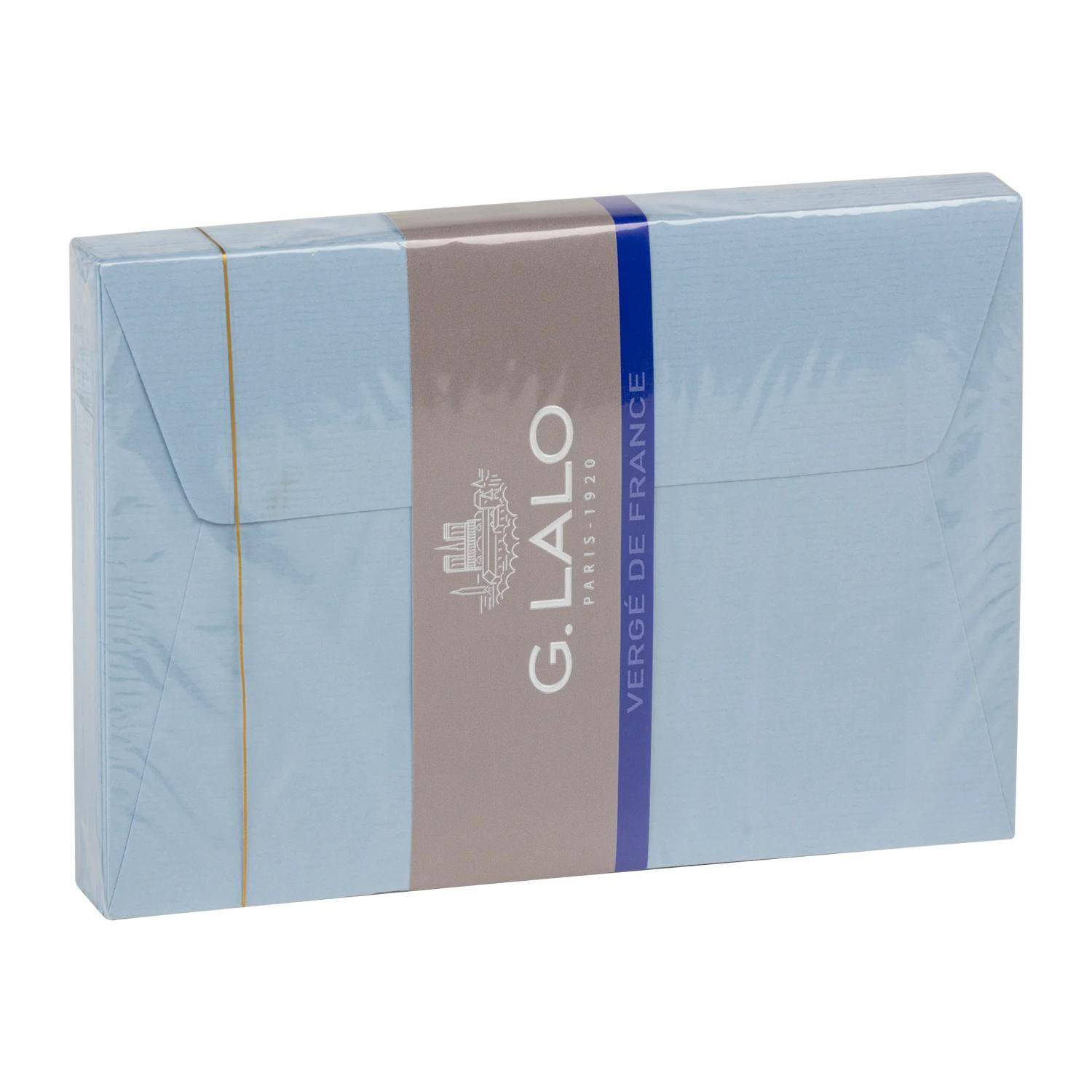 G.Lalo 10x Lalo, Packung 25 Umschlägen selbstklebend, 107x152mm - Blau 52102L