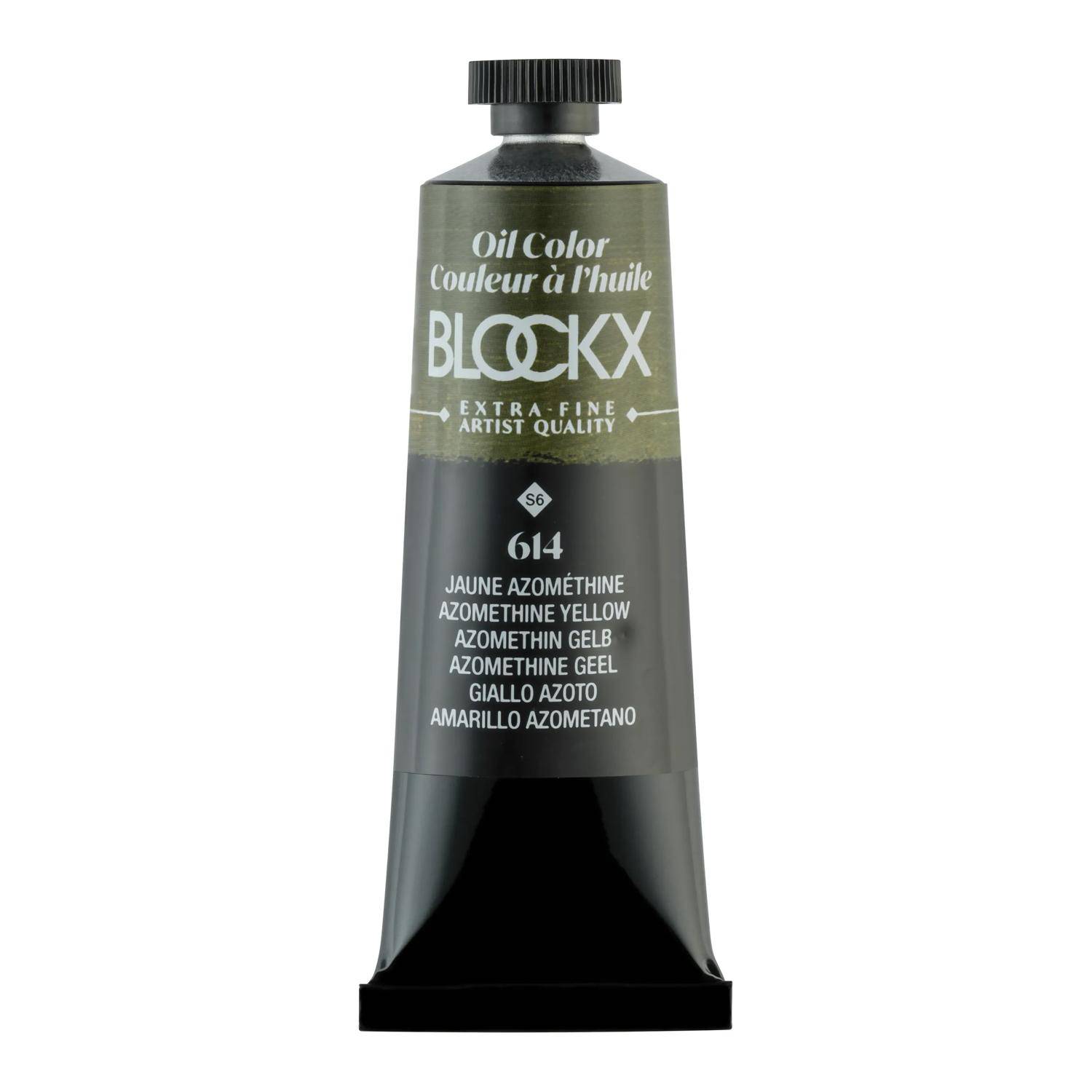 Blockx 3x Ölfarbe, Azomethingelb -Tube 35ml - Azomenthingelb 213614BXC
