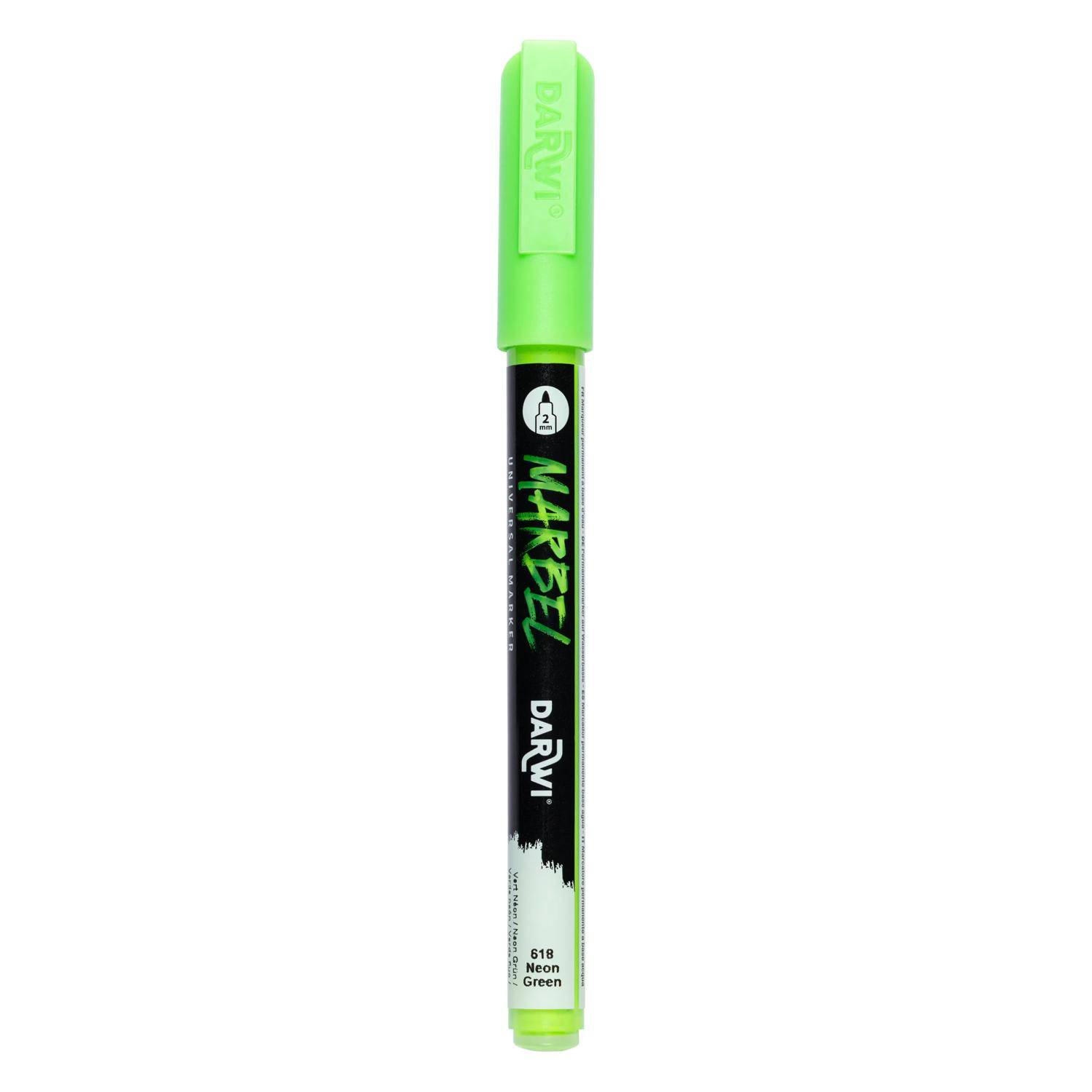 Darwi 6x Universalmarker Acrylfarbe, feine konische Spitze 2mm DA0243002618C