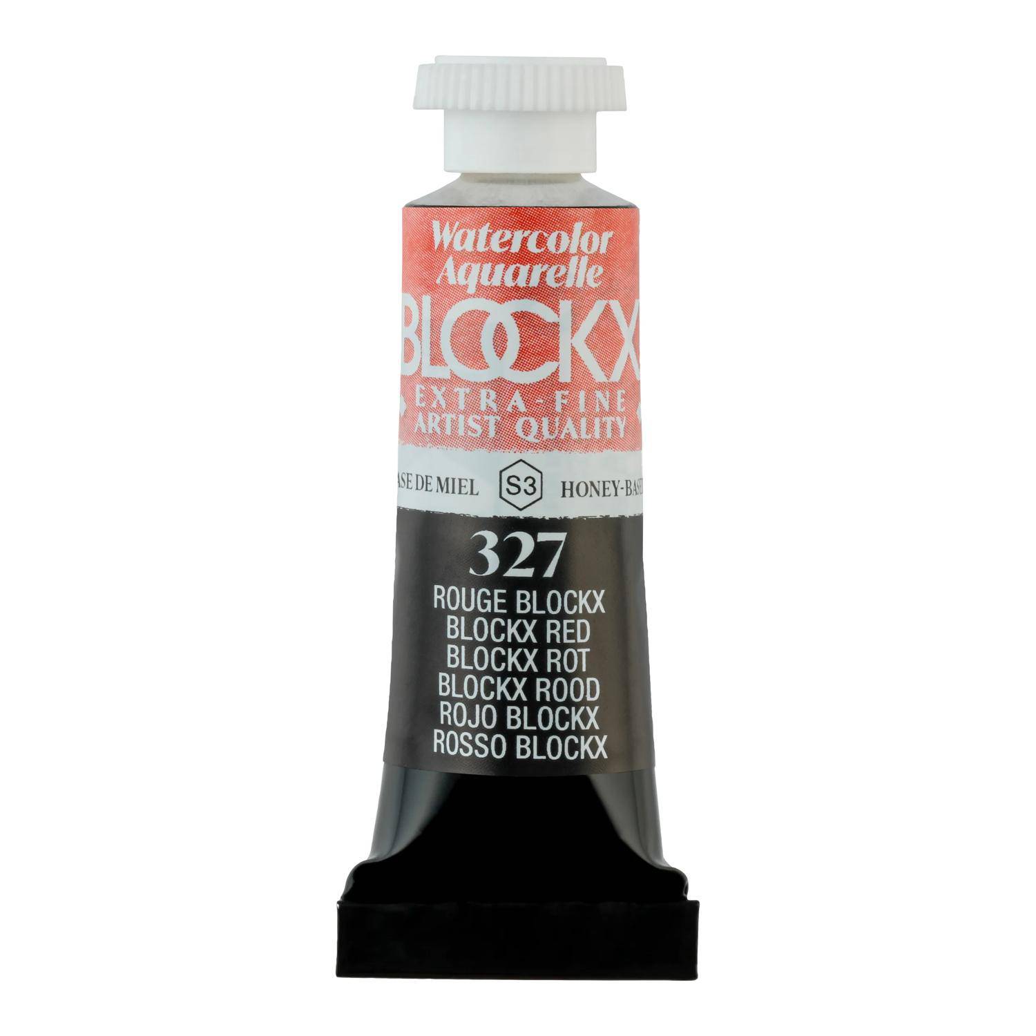 Blockx 3x Aquarellfarbe, Blockx Rot - Tube 5ml - Rot Blockx 43327BXC