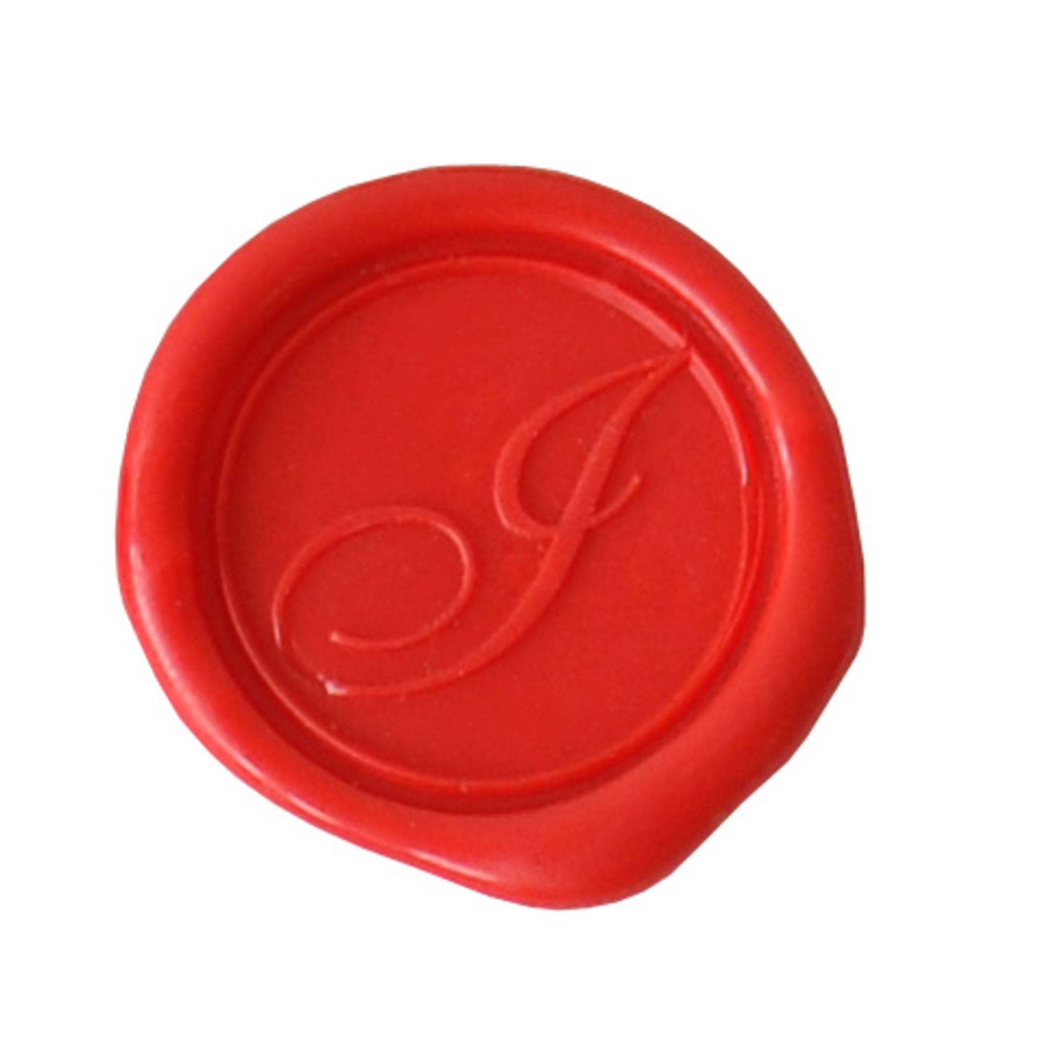 Jacques Herbin 3x Rundes, rotes Siegel Buchstabe Eng Schreibschrift i 40109T