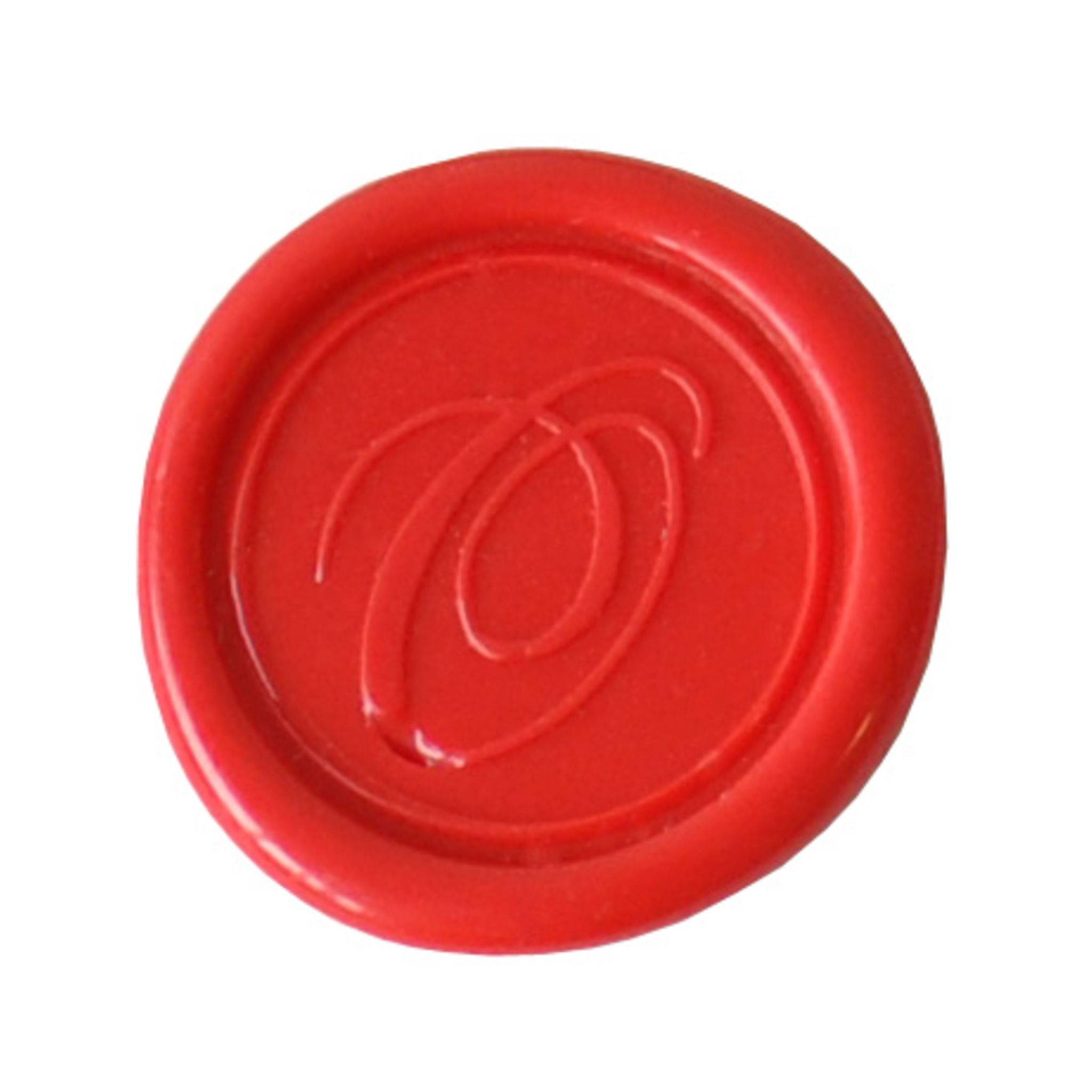 Jacques Herbin 3x Rundes, rotes Siegel Buchstabe Eng Schreibschrift o 40115T