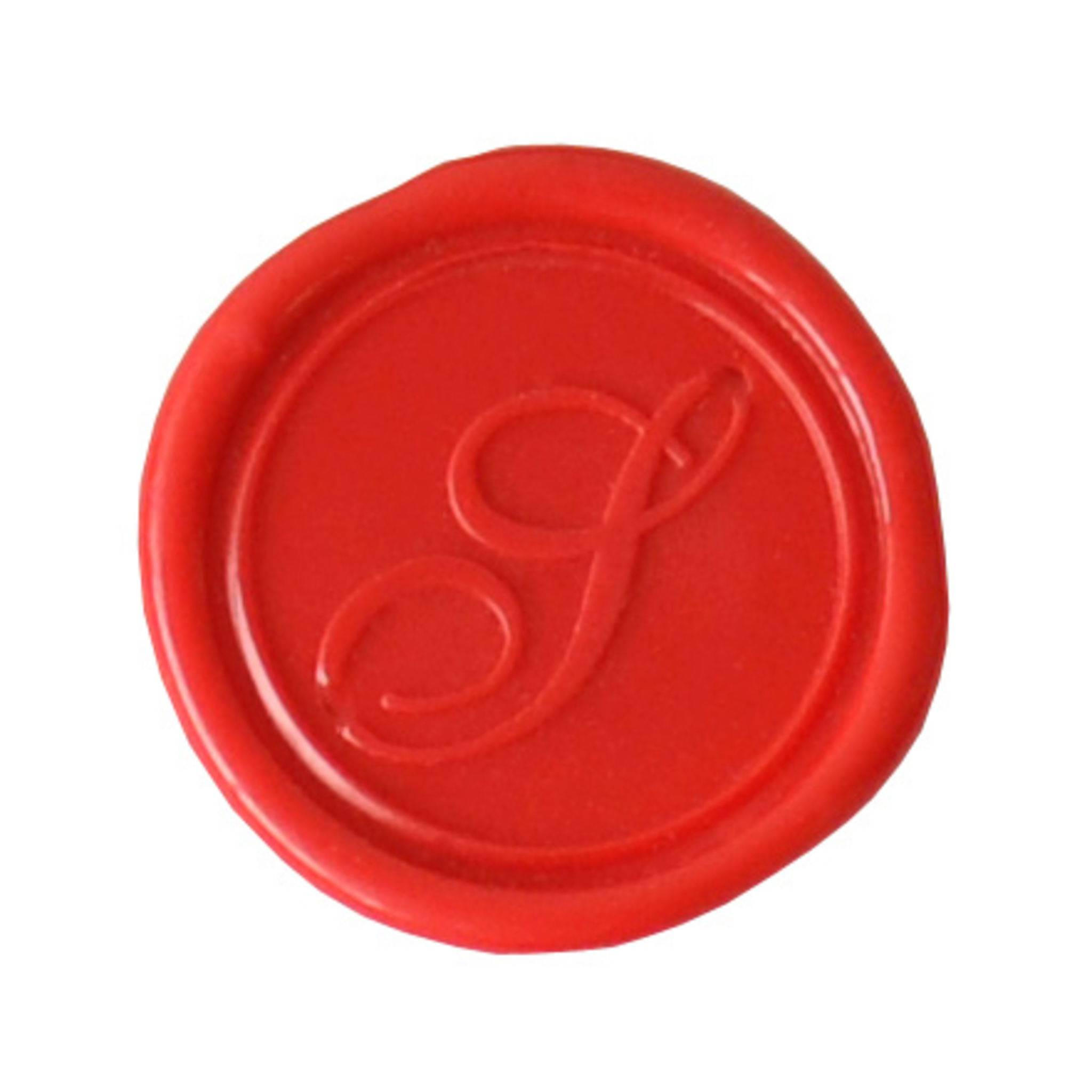 Jacques Herbin 3x Rundes, rotes Siegel Buchstabe Eng Schreibschrift s 40119T