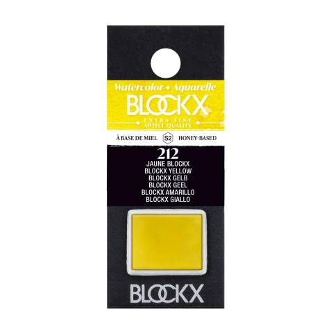Blockx 3x Aquarellfarbe, Blockx Gelb - 1/2 Näpfchen 1,5ml - Blockx Gelb 41212BXC