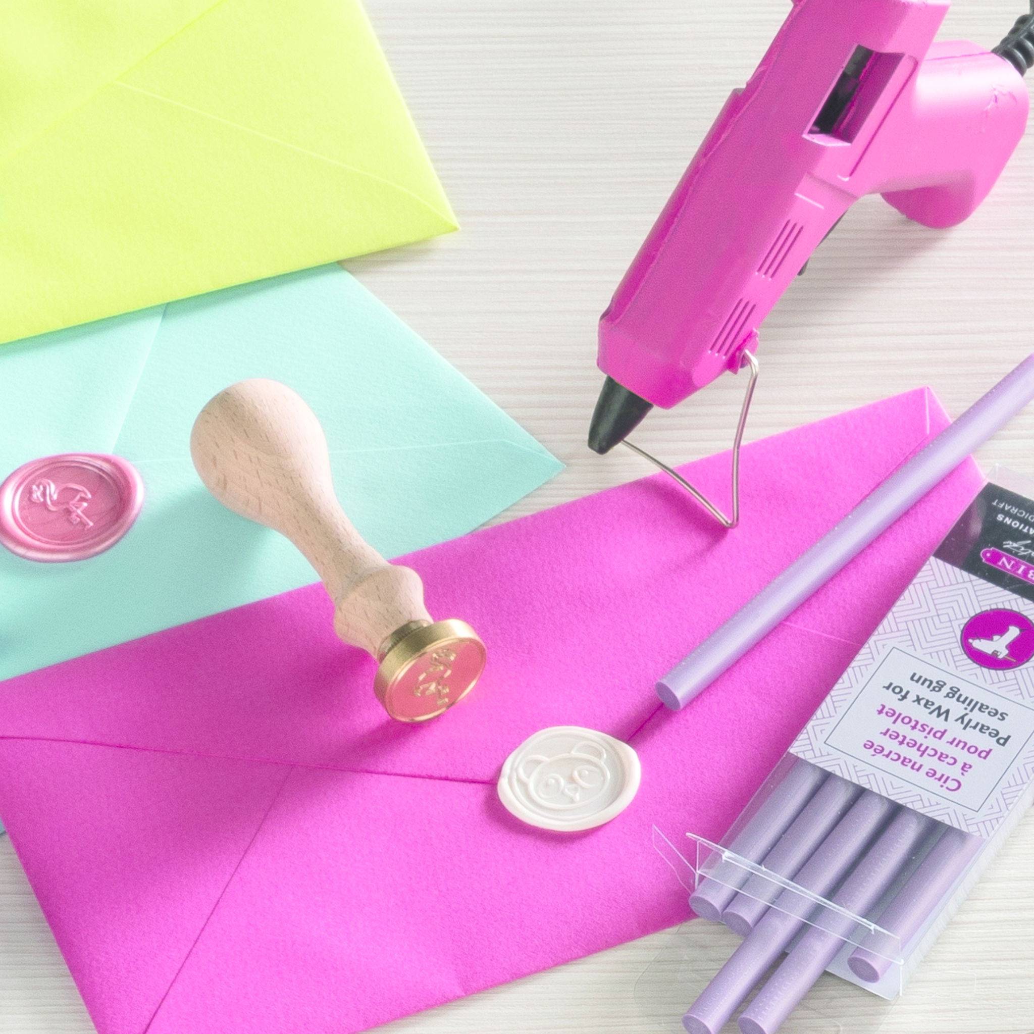 Jacques Herbin 5x Packung 6 Stangen speziellem Reinigungswachs Dunkelblau 35819T