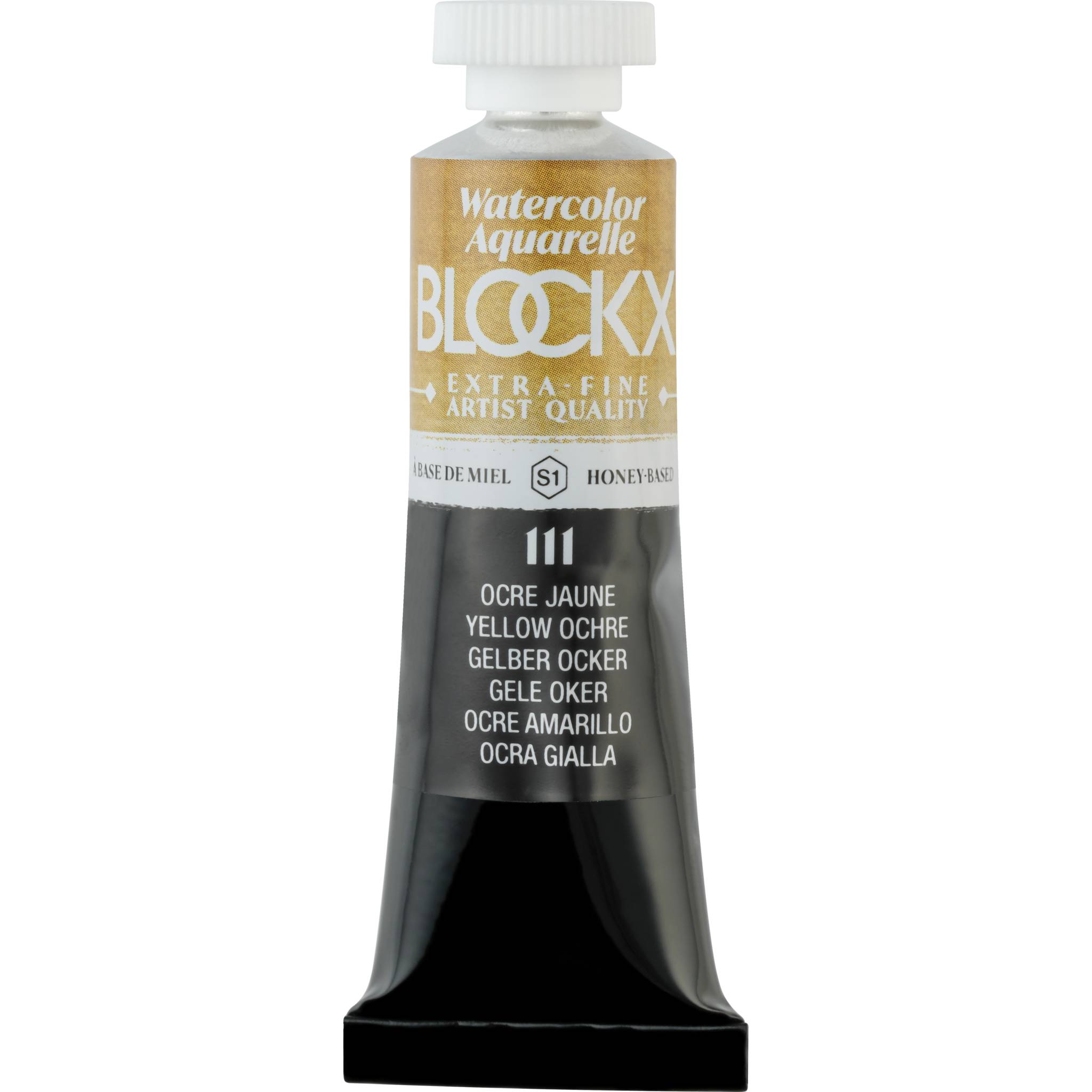 Blockx 3x Aquarellfarbe, Ockergelb - Tube 15ml - Ockergelb| 44111BXC