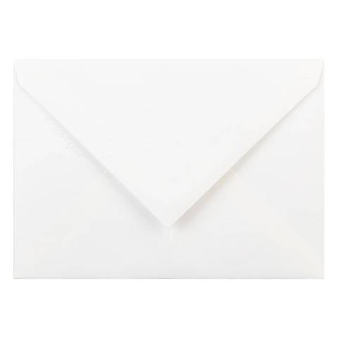 G.Lalo 10x Packung 20 Umschlägen C6 162x114mm, 100g, Toile Impériale Weiß 22200L