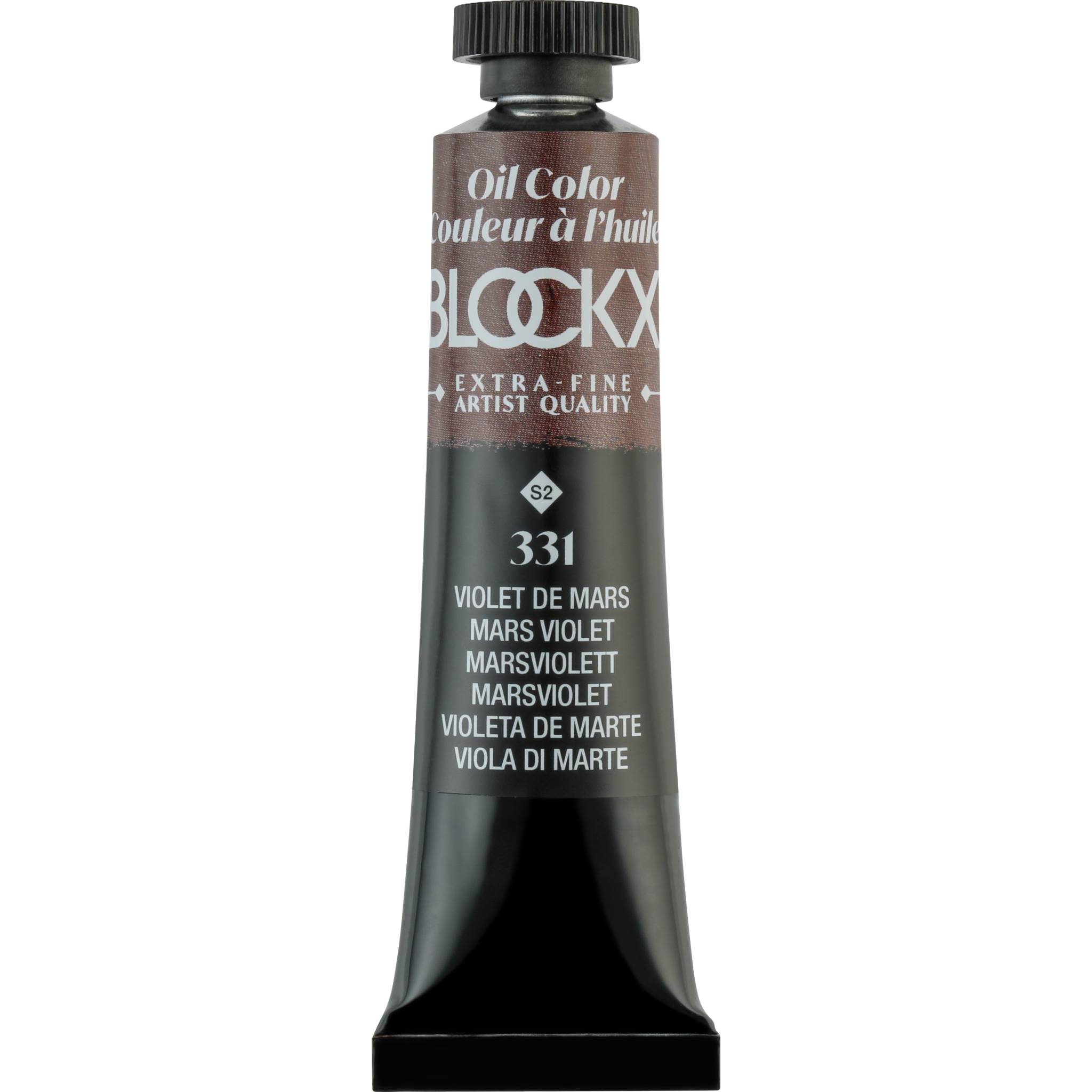 Blockx 3x Ölfarbe, Marsviolett, Tube 20ml - Marsviolett 212331BXC
