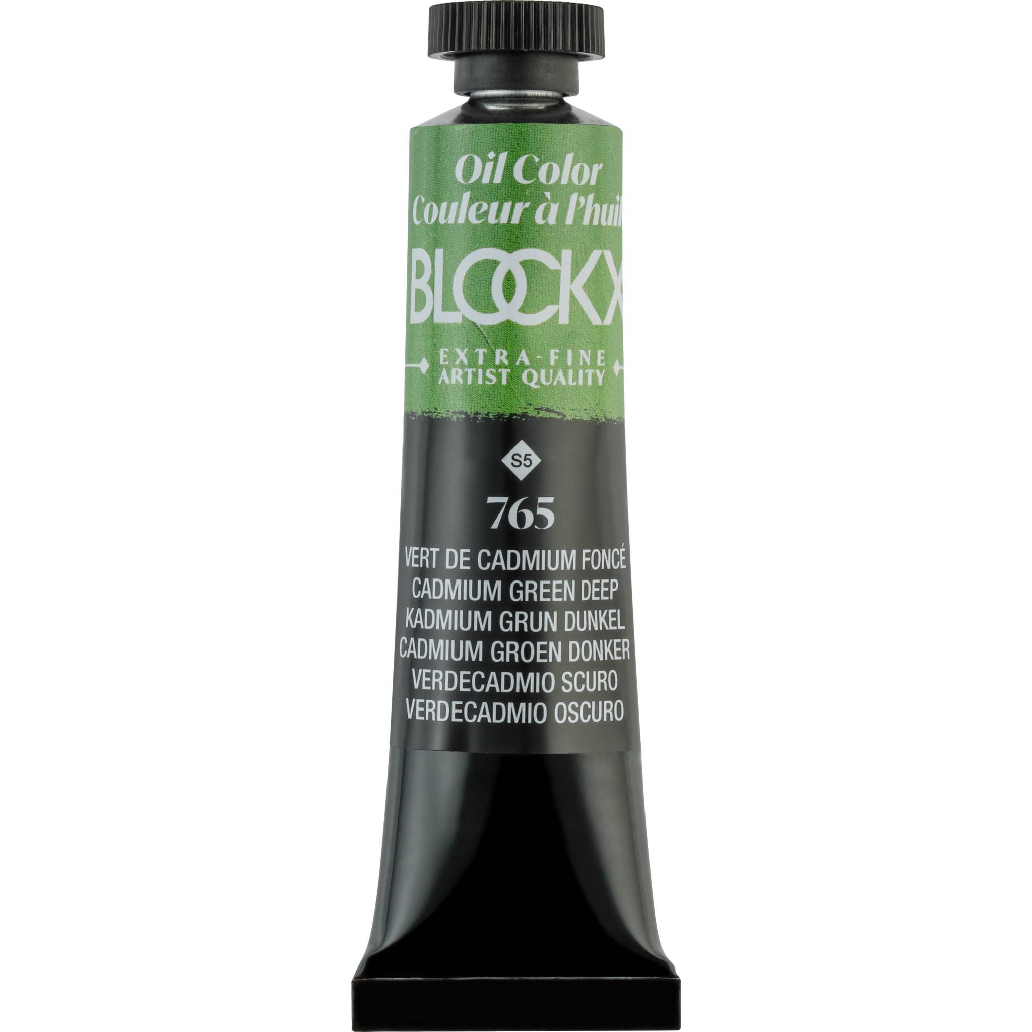 Blockx 3x Ölfarbe, Kadmiumgrün dunkel, Tube 20ml - Kadmium Dunkelgrün 212765BXC