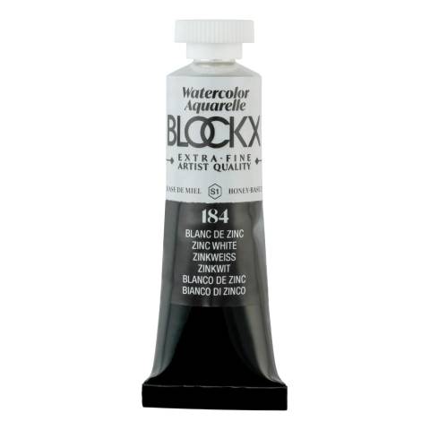 Blockx 3x Aquarellfarbe, Zinkweiß - Tube 15ml - Zinkweiß 44184BXC
