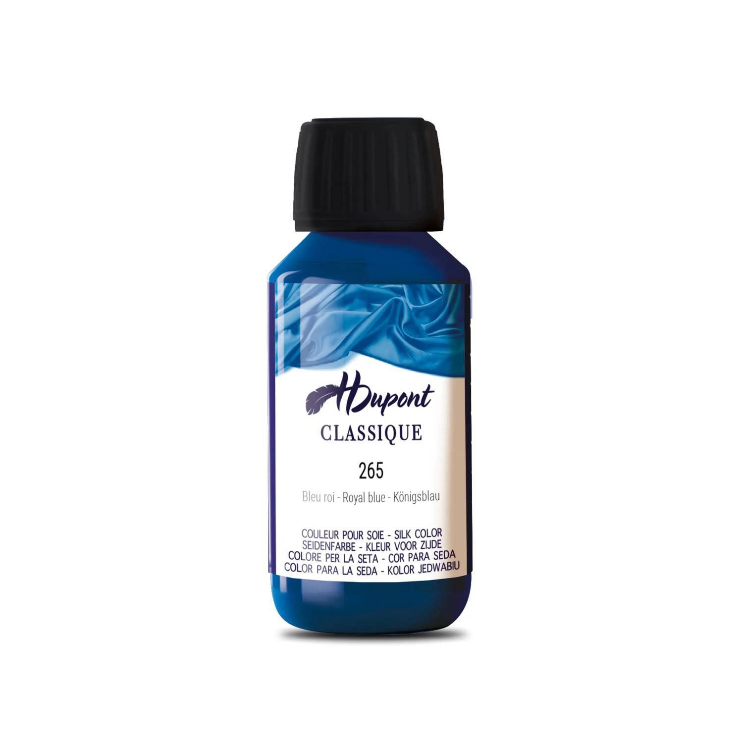 H Dupont 3x classique 125ml, Seidenmalfarbe, Königsblau Königsblau DU0600125265C