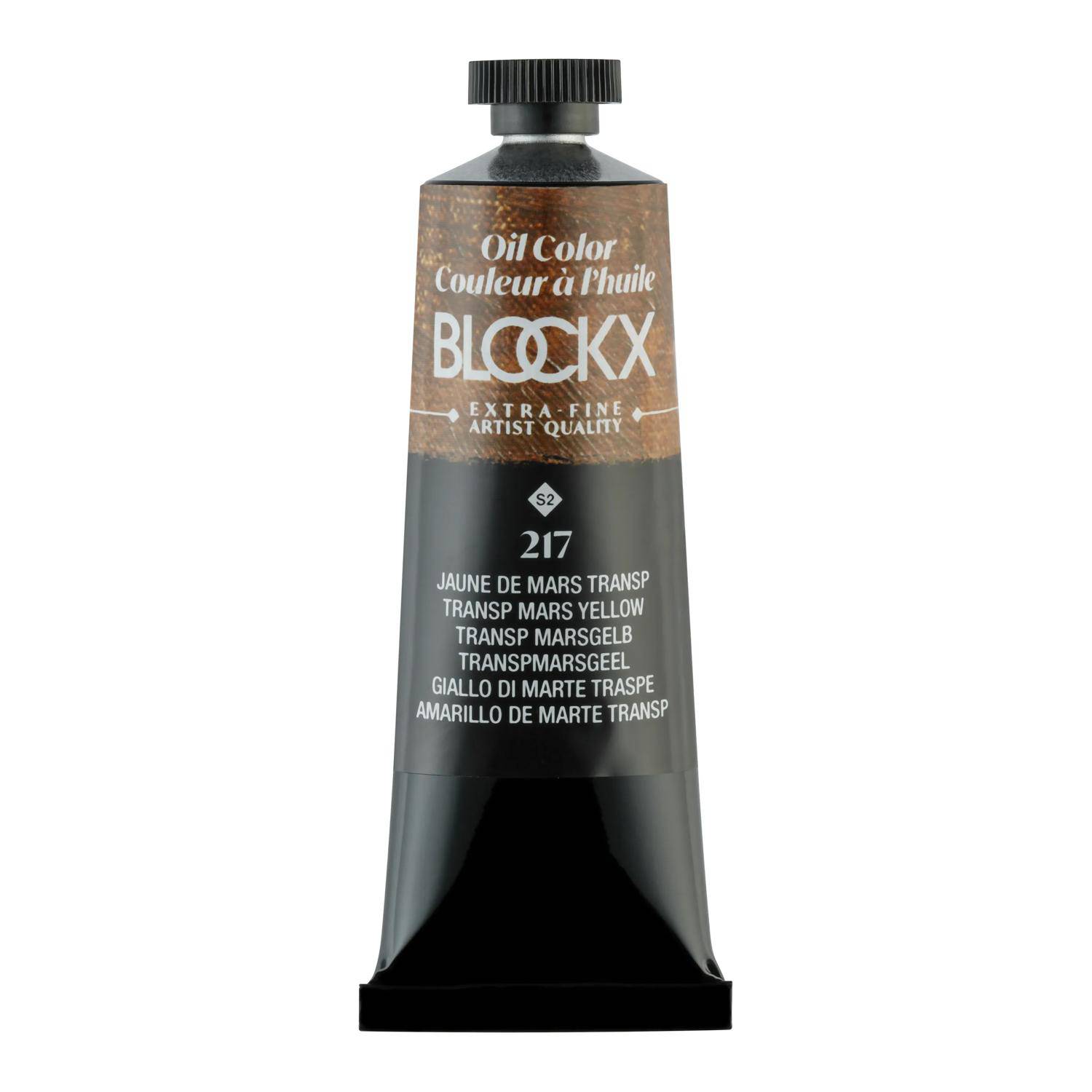 Blockx 3x Ölfarbe, Tube 35ml Marsgelb transparent| 213217BXC