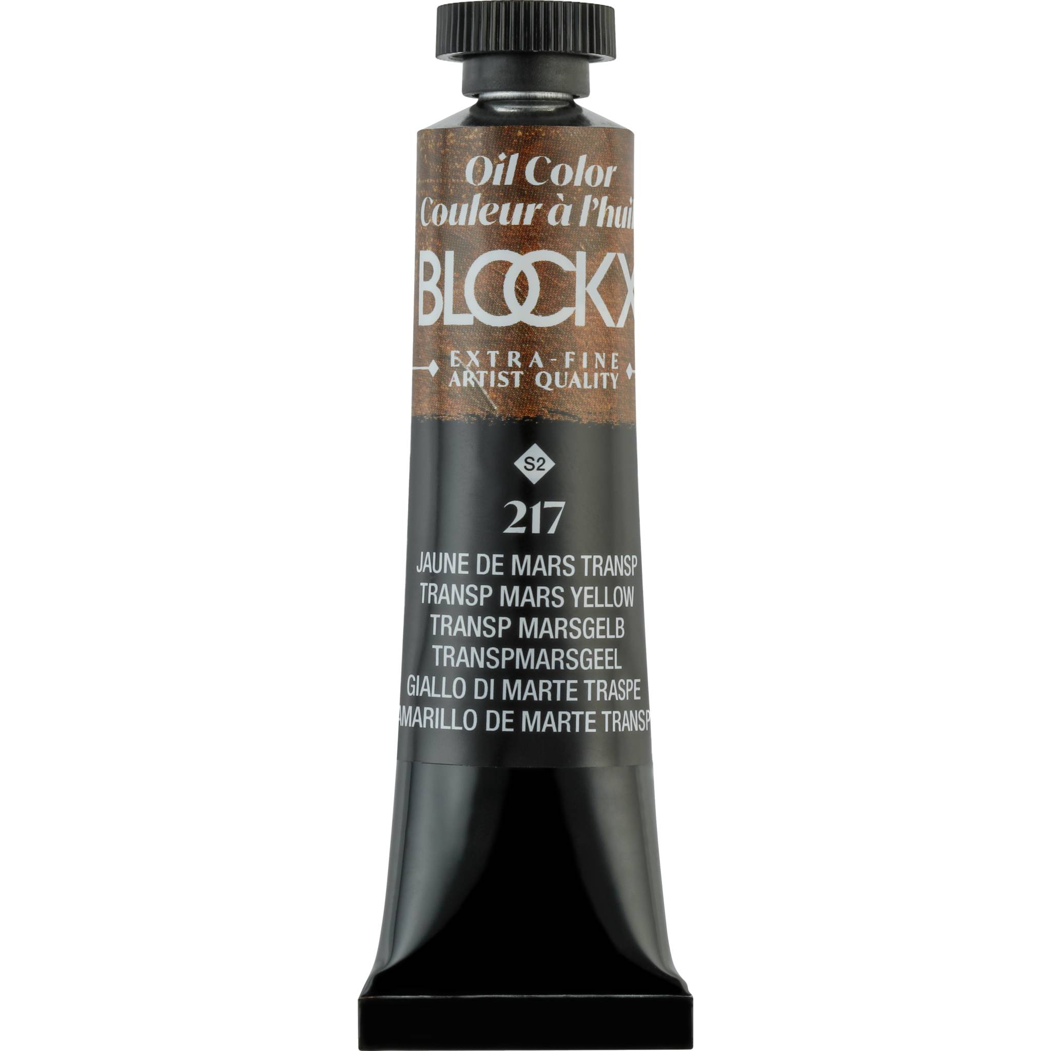 Blockx 3x Ölfarbe, Tube 20ml Marsgelb transparent|| 212217BXC