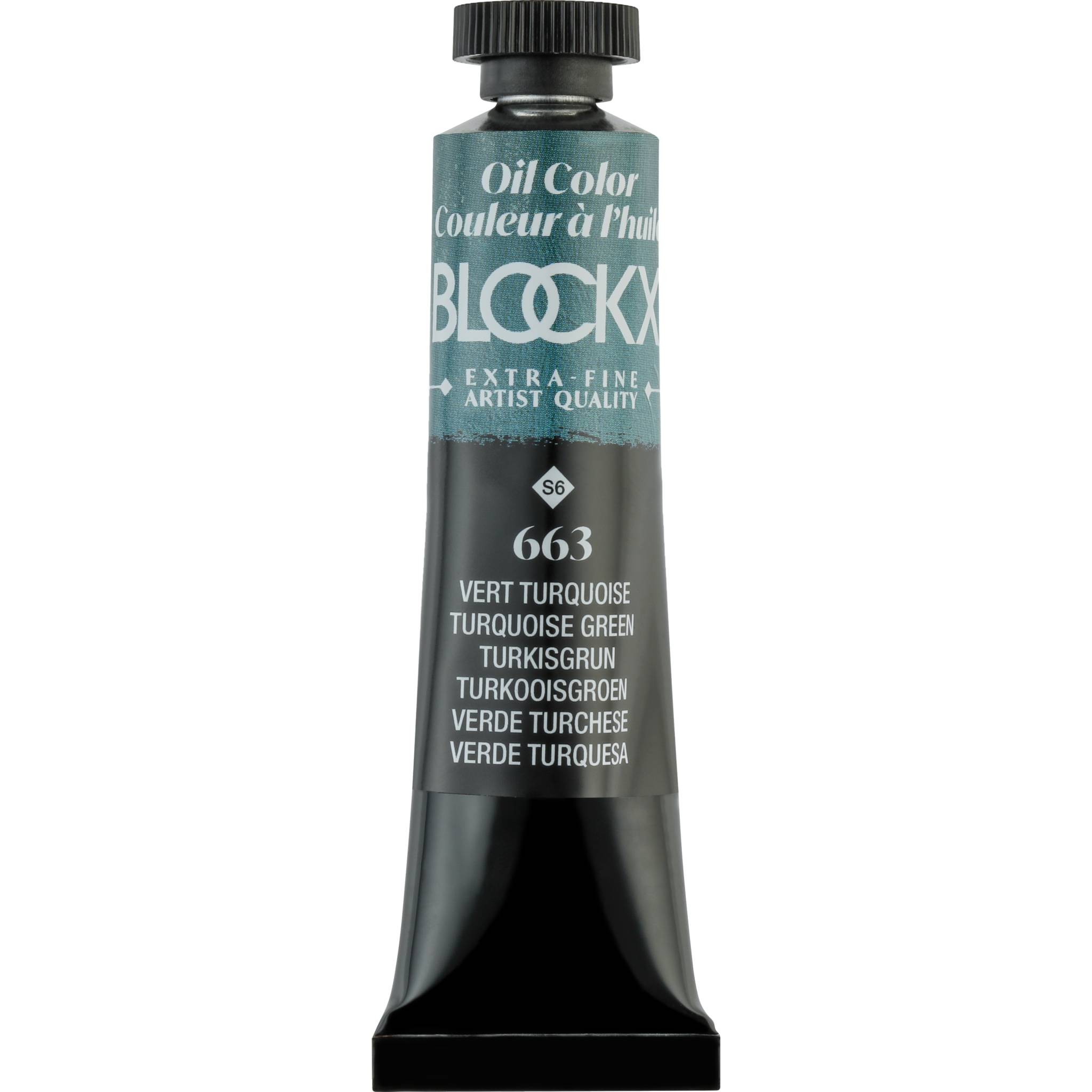 Blockx 3x Ölfarbe, Türkisgrün, Tube 20ml - Türkisgrün 212663BXC