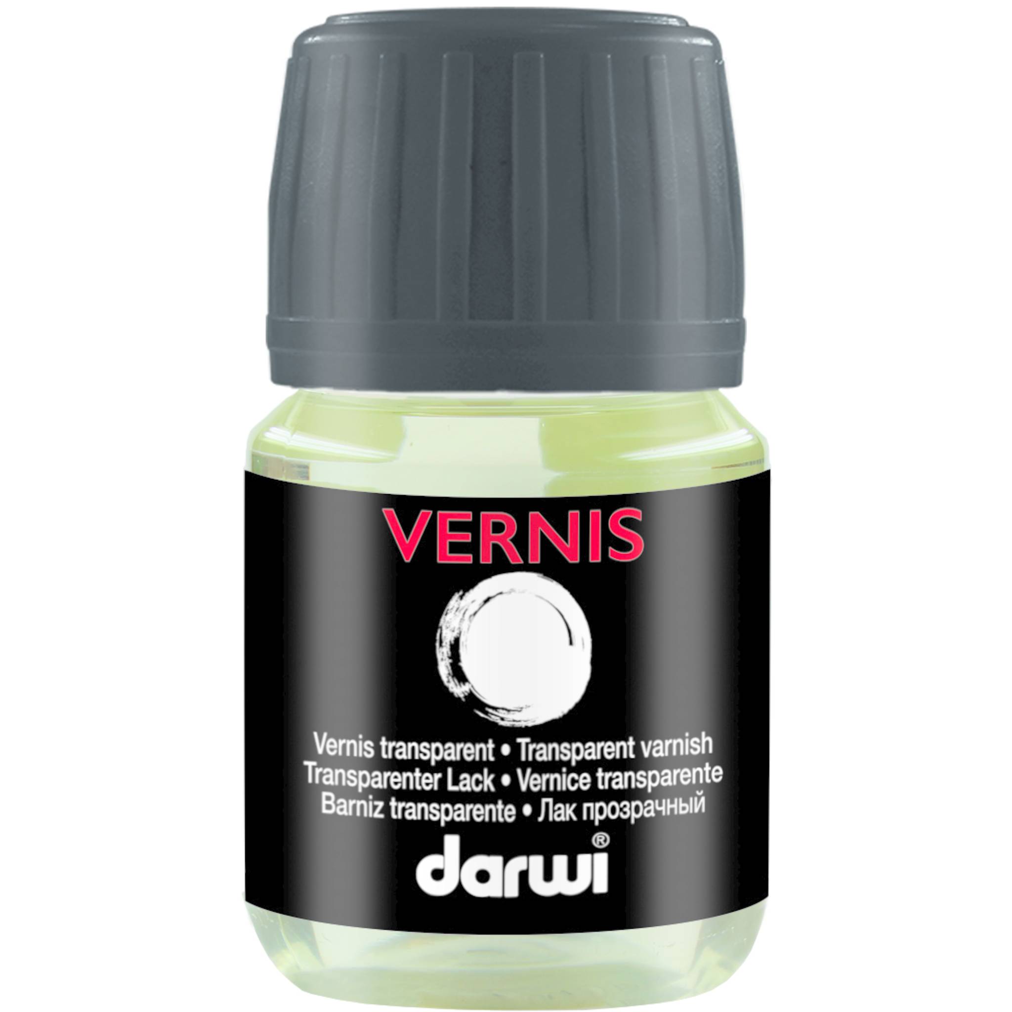 Darwi 5x DARWI Klarlack auf Alkoholbasis, Flasche 30ml, glänzend DA3000030003C
