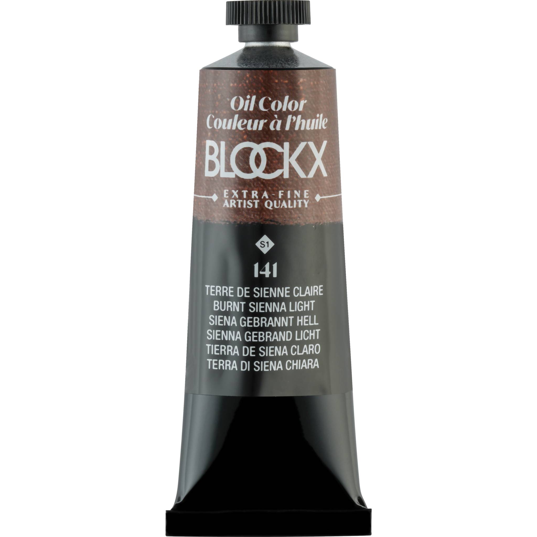 Blockx 3x Ölfarbe, Siena gebrannt hell - Tube 35ml - Hellsiena 213141BXC