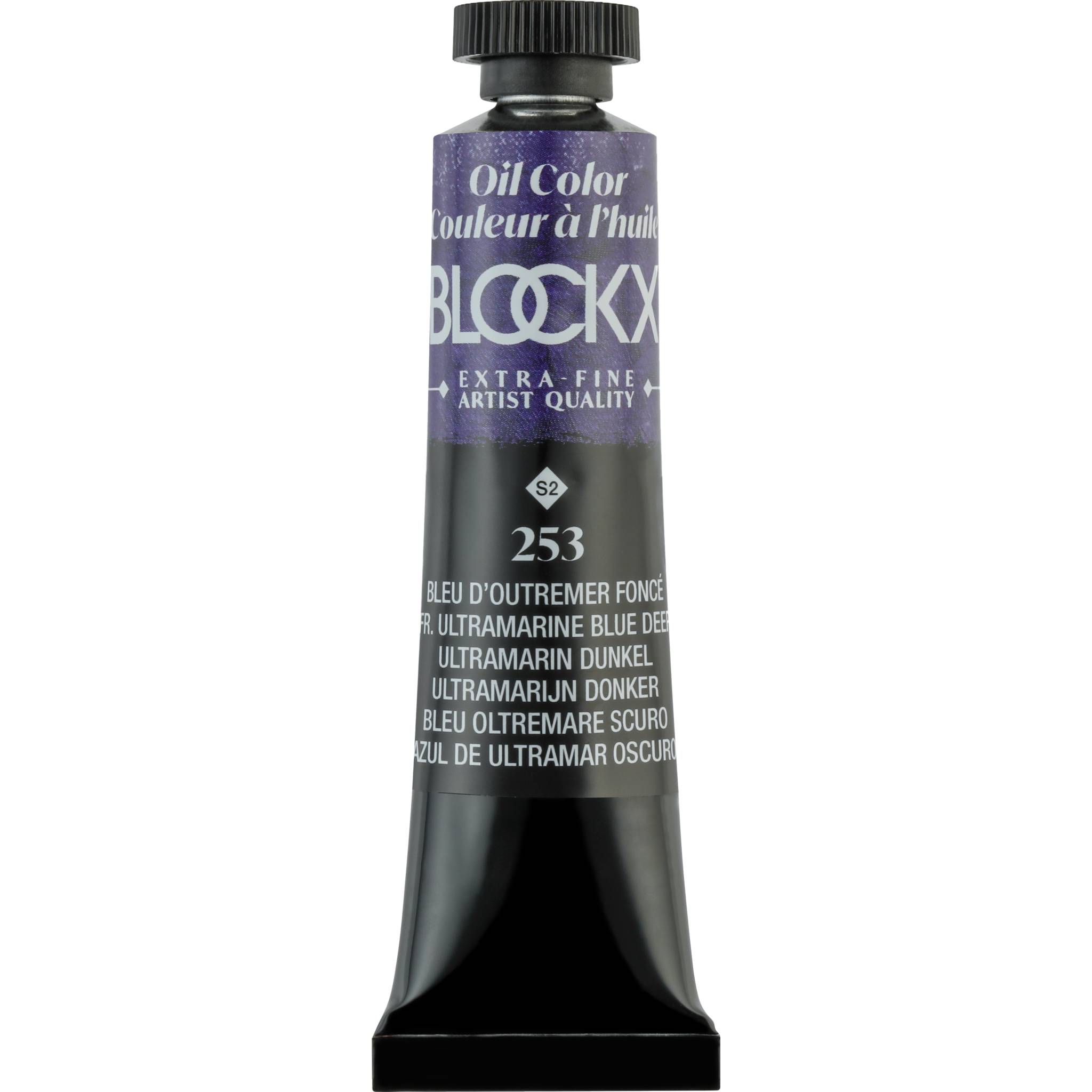 Blockx 3x Ölfarbe, Tube 20ml Ultramarinblau dunkel| 212253BXC