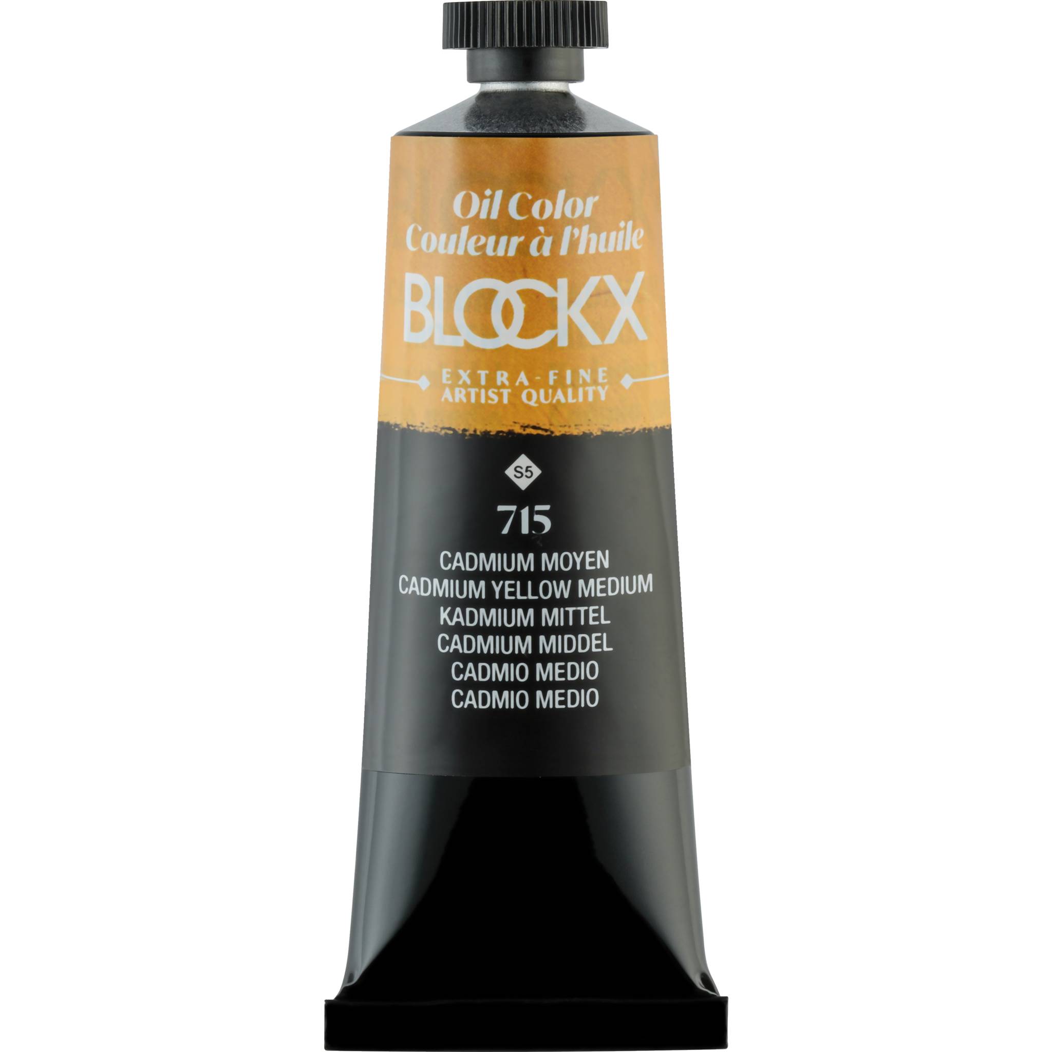 Blockx 3x Ölfarbe, Kadmiumgelb mittel - Tube 35ml - Cadmium Mittel 213715BXC