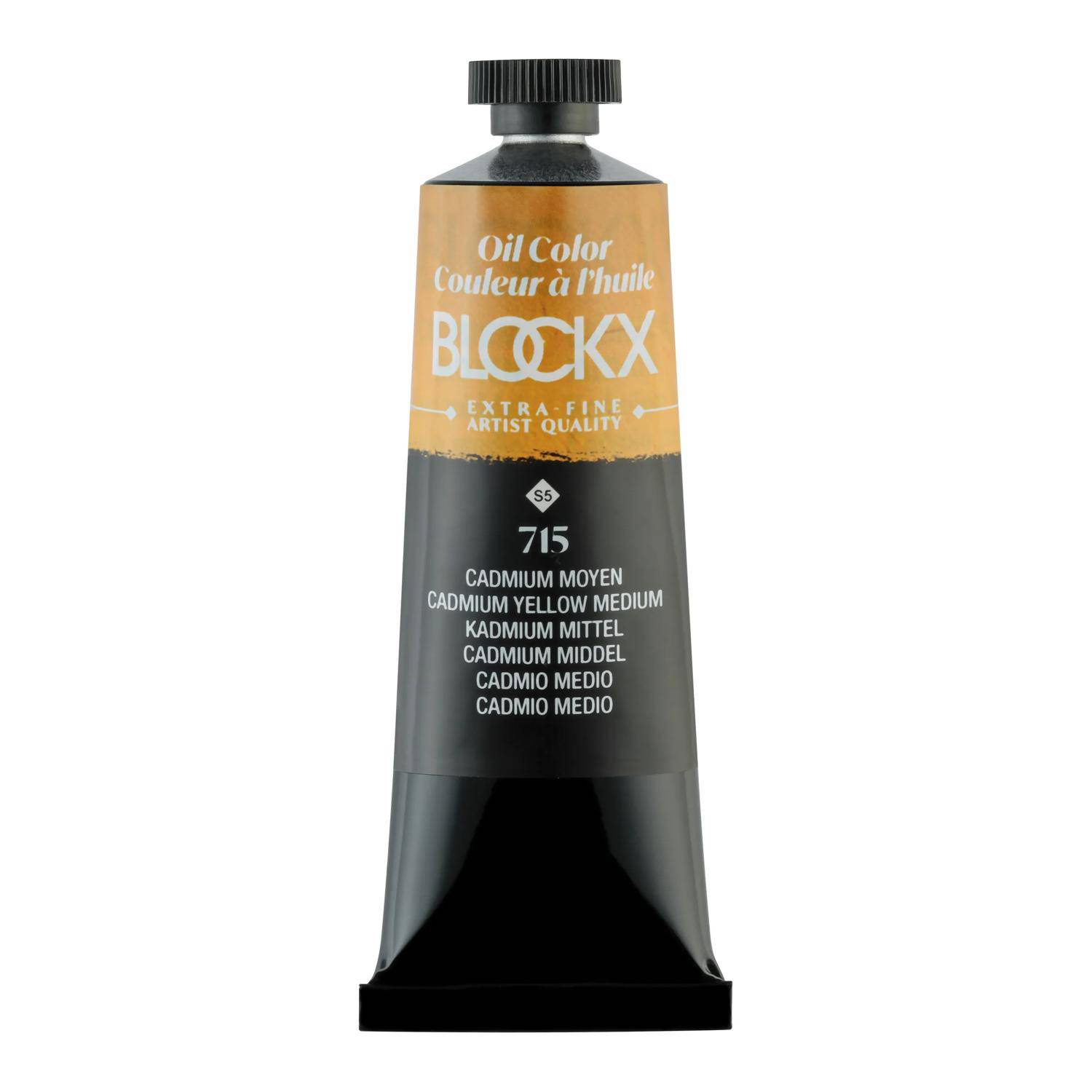 Blockx 3x Ölfarbe, Kadmiumgelb mittel - Tube 35ml - Cadmium Mittel 213715BXC