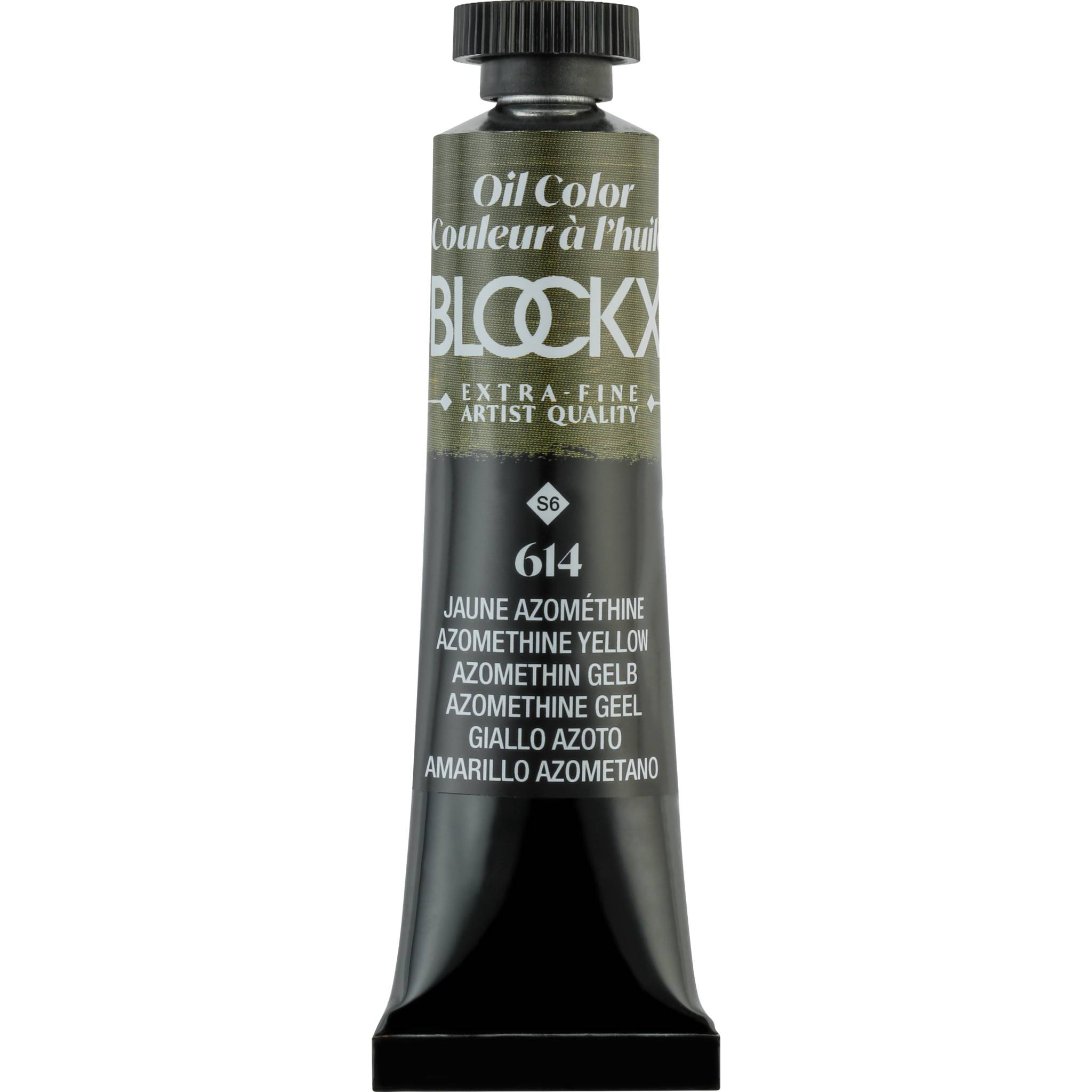 Blockx 3x Ölfarbe, Azomethingelb, Tube 20ml - Azomenthingelb 212614BXC