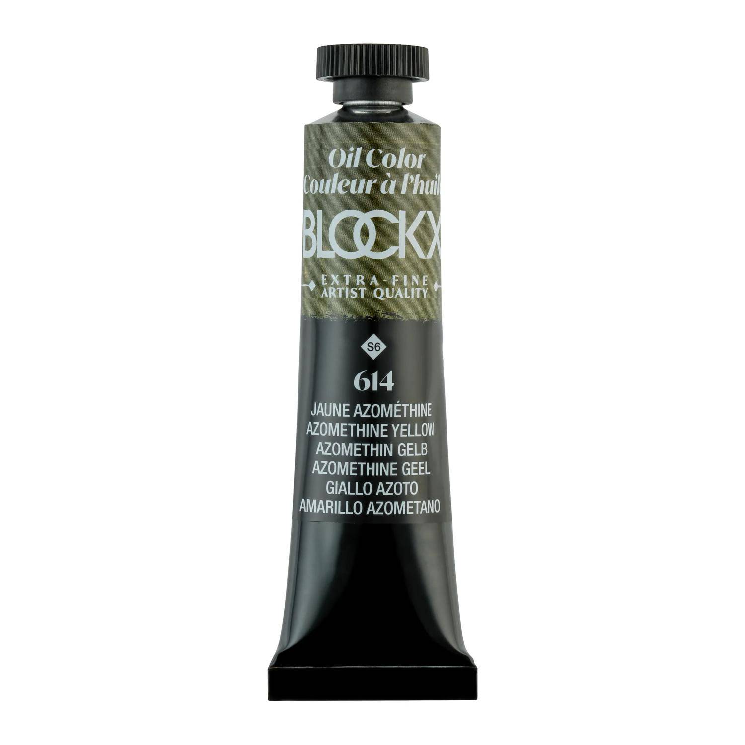 Blockx 3x Ölfarbe, Azomethingelb, Tube 20ml - Azomenthingelb 212614BXC
