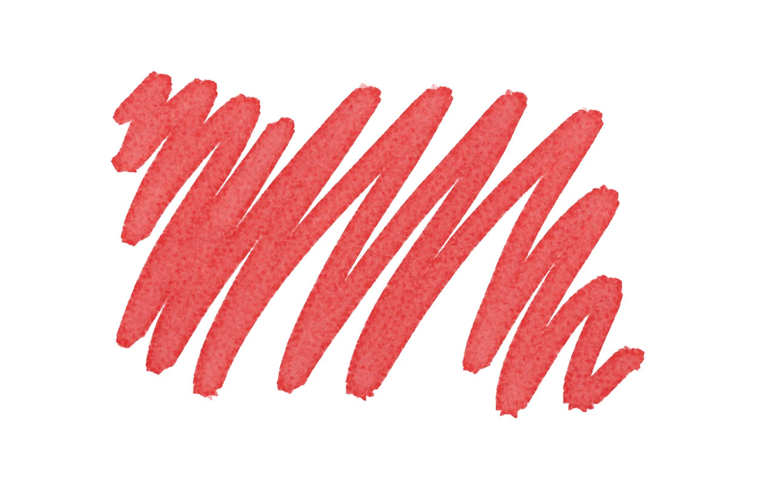 Darwi 6x Textilmarker opak, Spitze 2mm, 6ml, Zinnoberrot Zinnober DA0160013490C