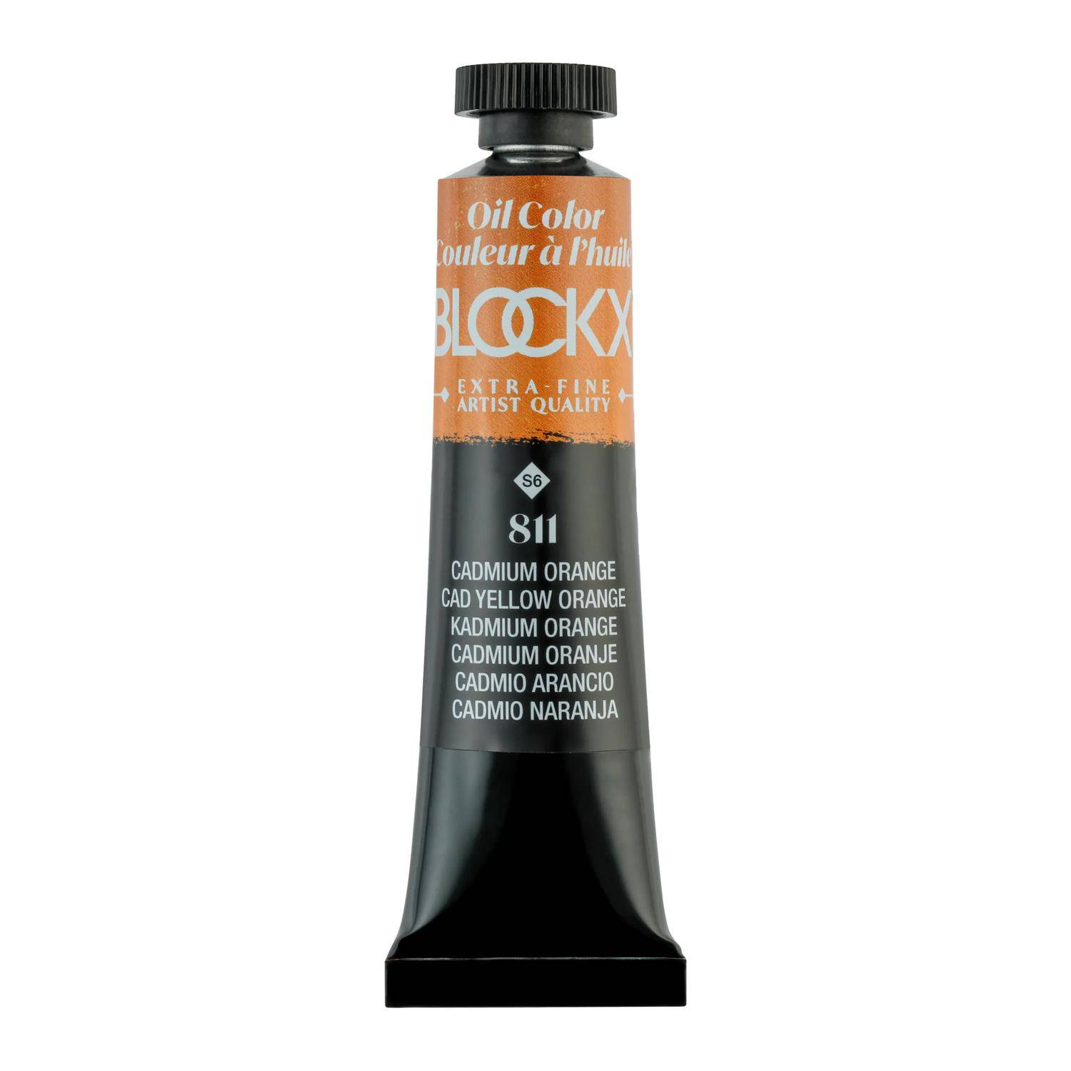 Blockx 3x Ölfarbe, Kadmiumorange, Tube 20ml - Kadmiumorange 212811BXC